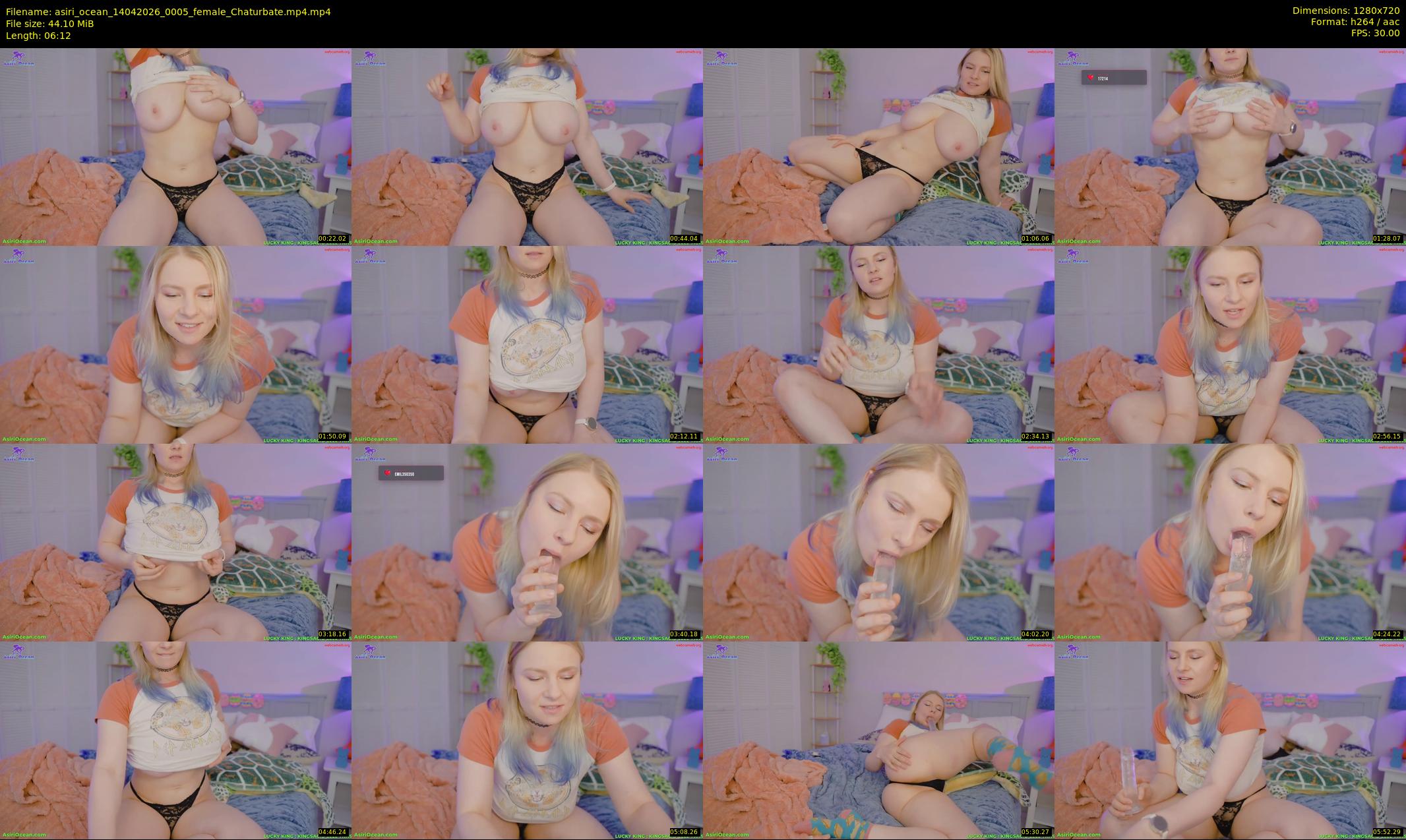 asiri_ocean — 7 minute Chaturbate female cam show recording, 720p, Apr 14, 2026