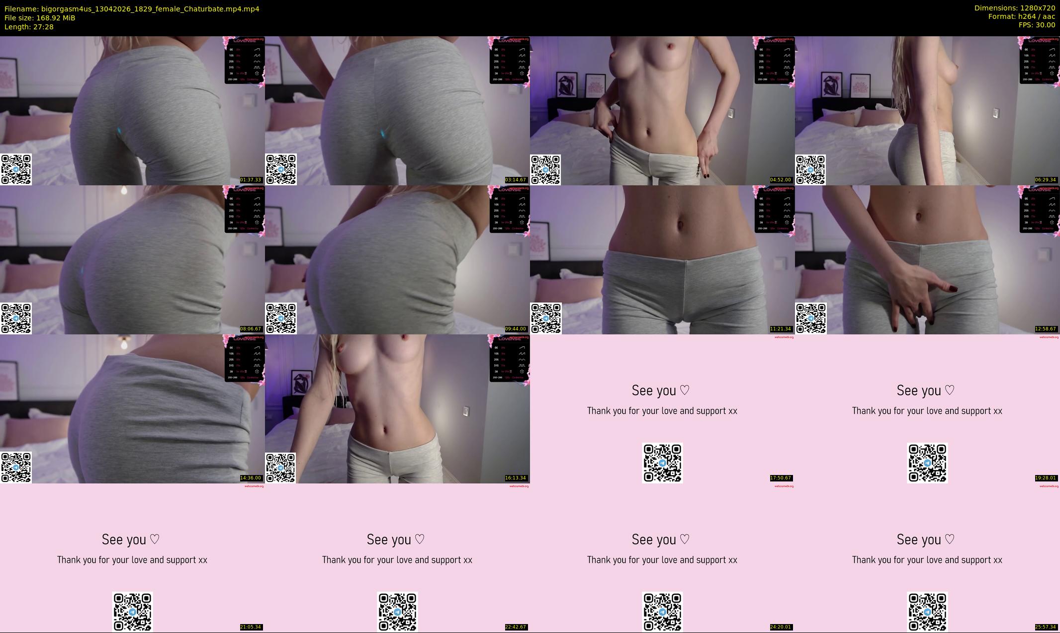 bigorgasm4us — 28 minute Chaturbate female cam show recording, 720p, Apr 13, 2026