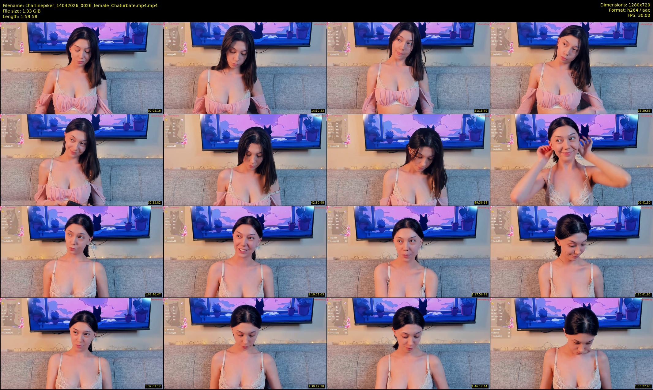 charlinepiker — 120 minute Chaturbate female cam show recording, 720p, Apr 14, 2026