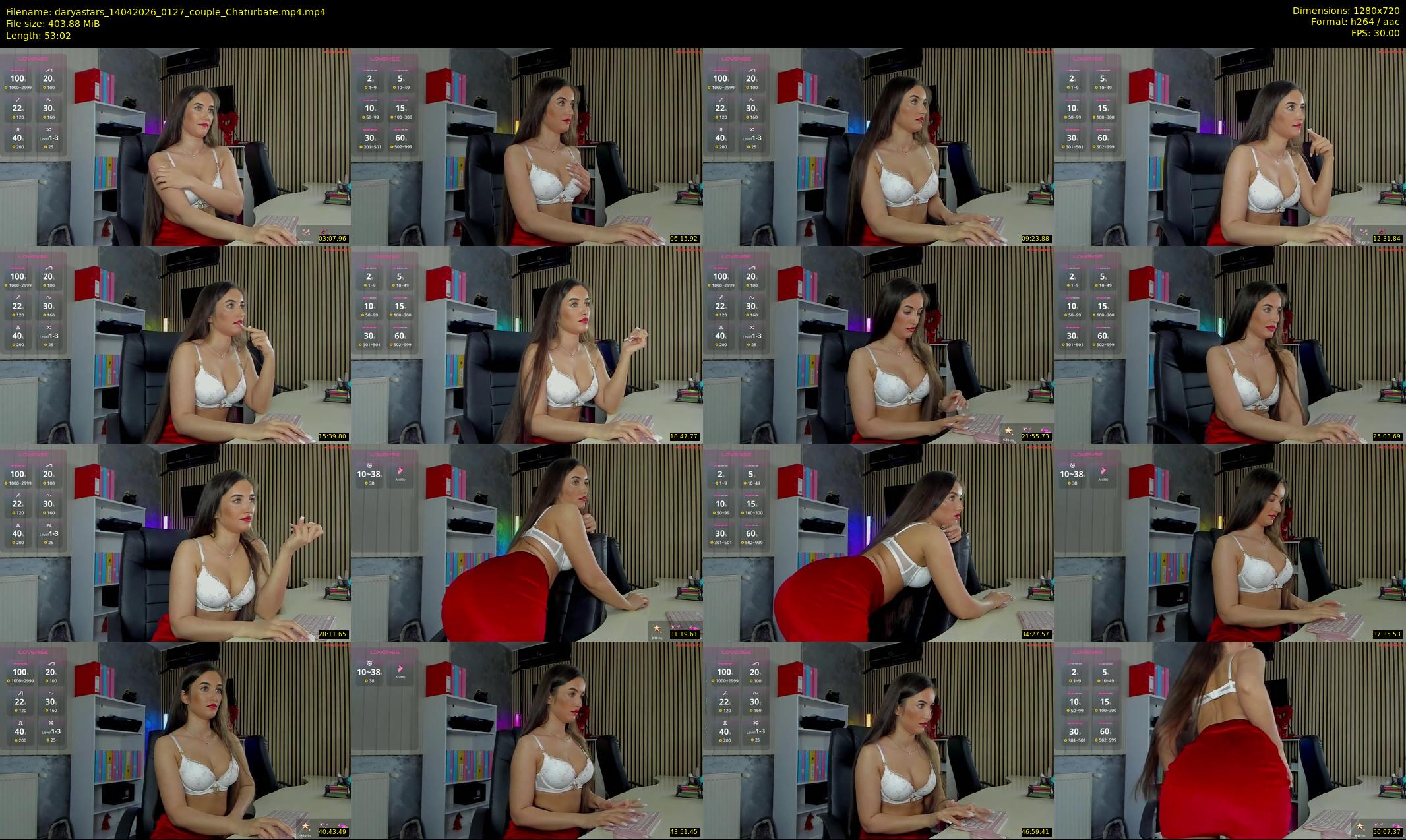 daryastars — 54 minute Chaturbate couple cam show recording, 720p, Apr 14, 2026