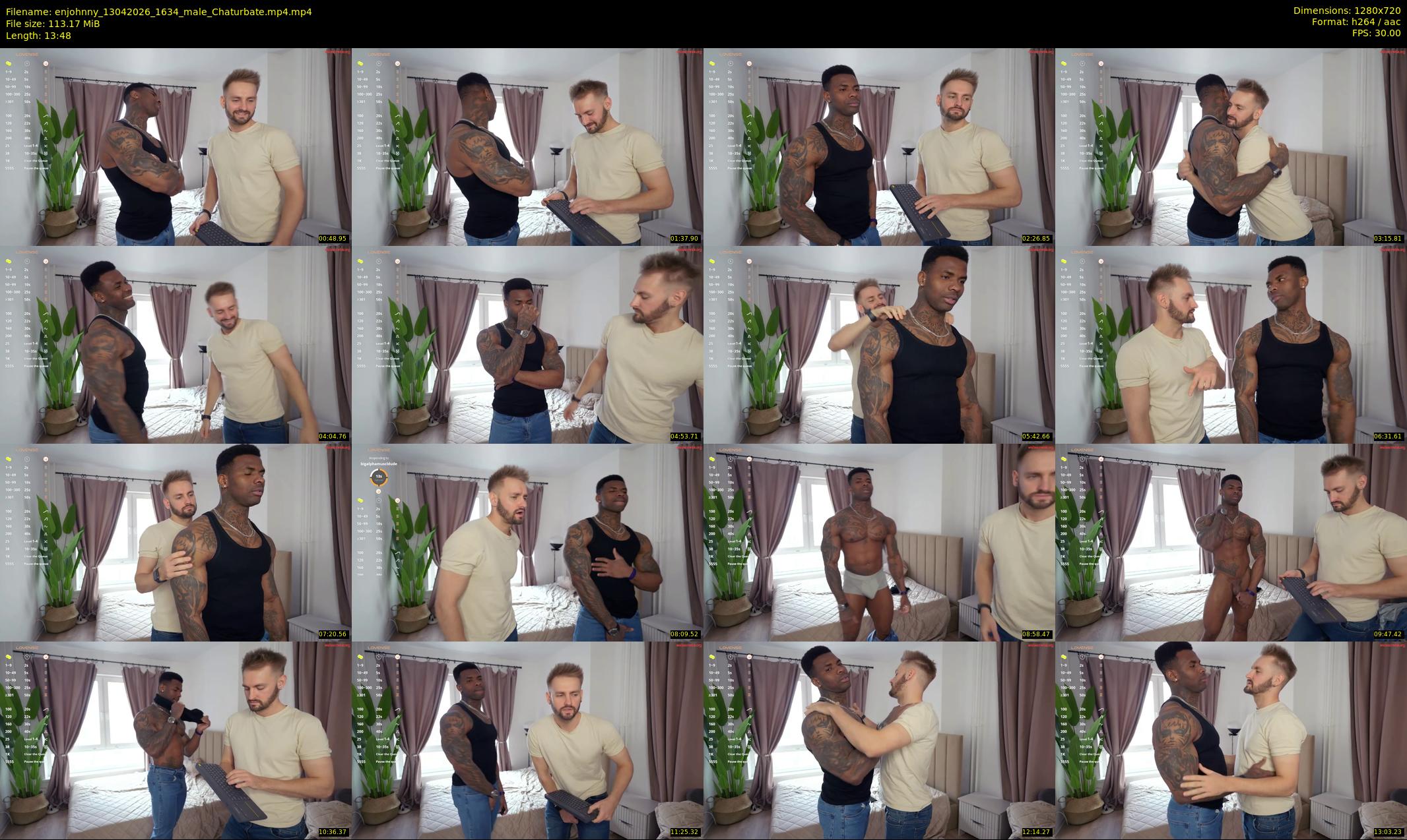 enjohnny — 14 minute Chaturbate male cam show recording, 720p, Apr 13, 2026