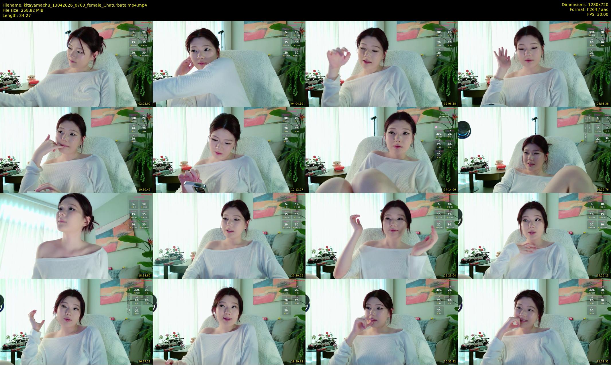 kitayamachu — 35 minute Chaturbate female cam show recording, 720p, Apr 13, 2026
