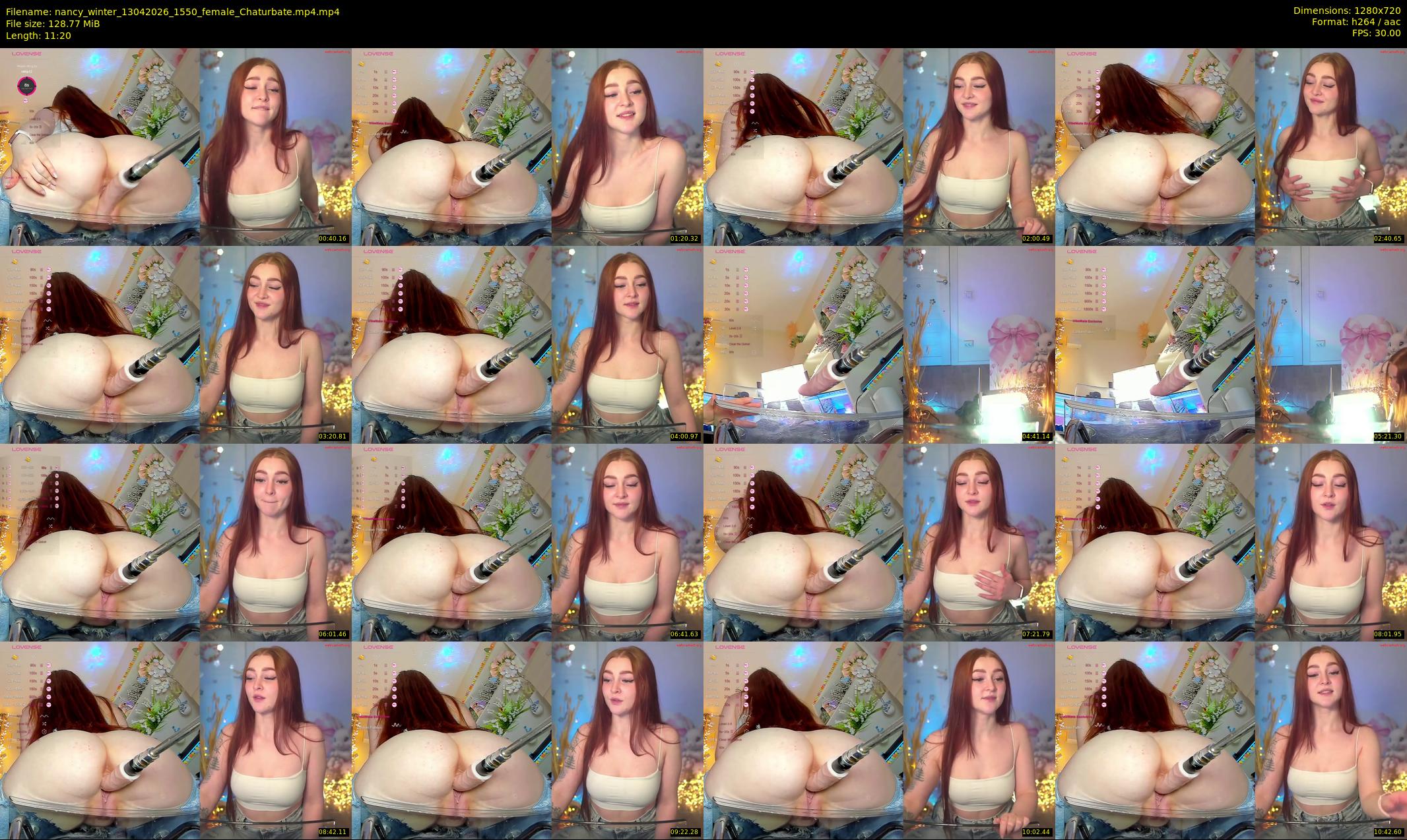 nancy_winter — 12 minute Chaturbate female cam show recording, 720p, Apr 13, 2026