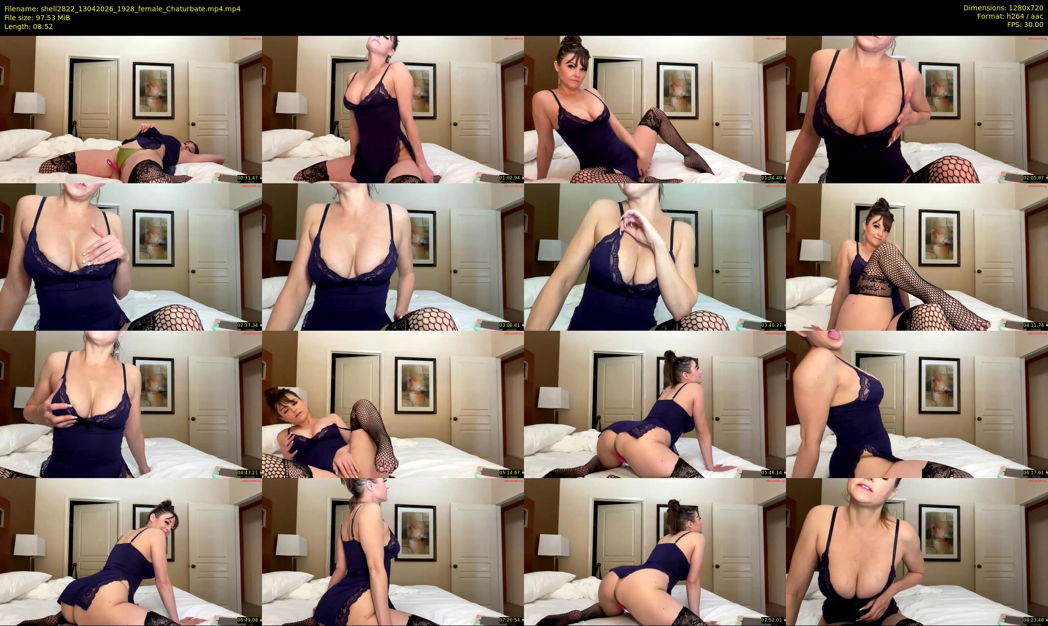 shell2822 — 9 minute Chaturbate female cam show recording, 720p, Apr 13, 2026