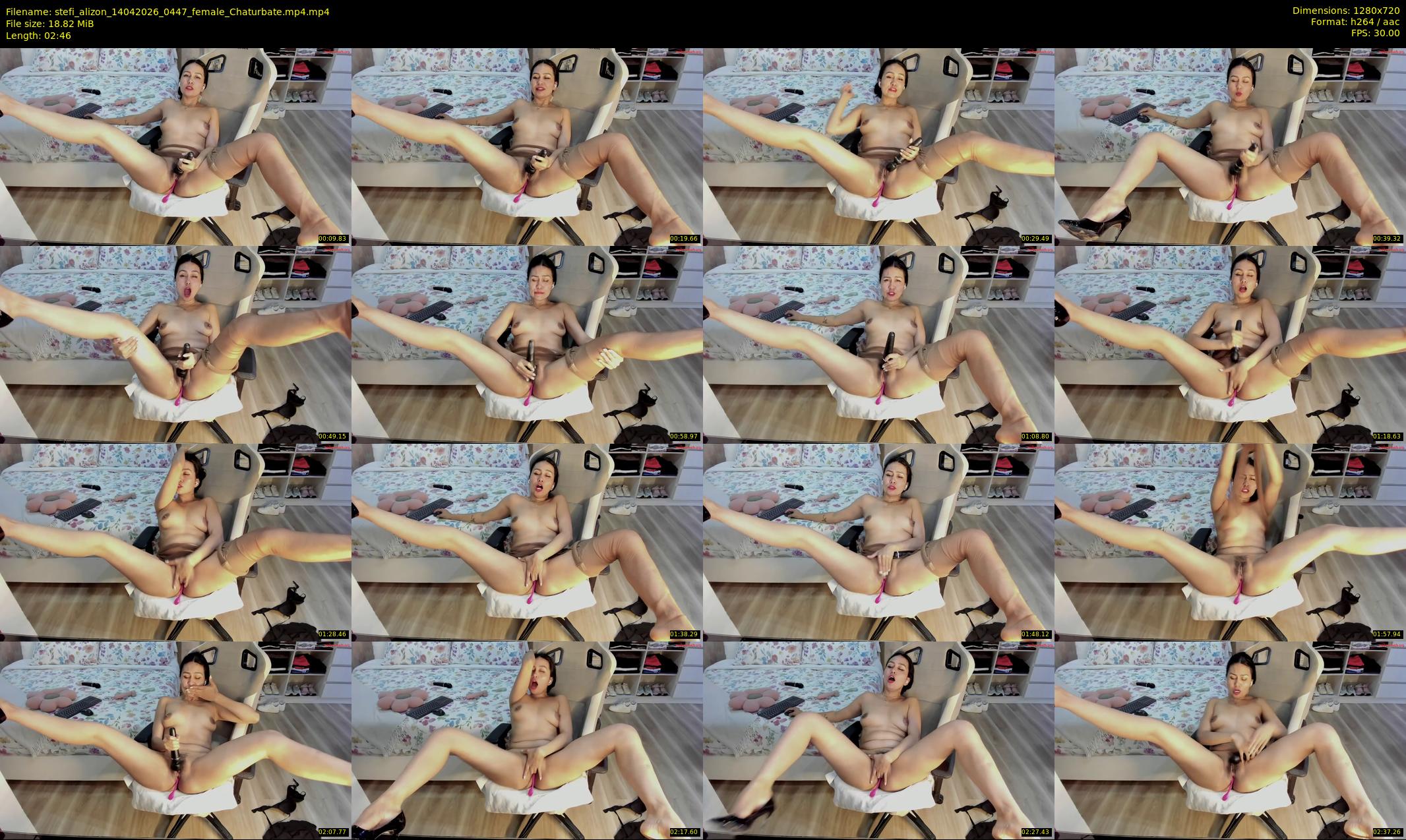 stefi_alizon — 3 minute Chaturbate female cam show recording, 720p, Apr 14, 2026