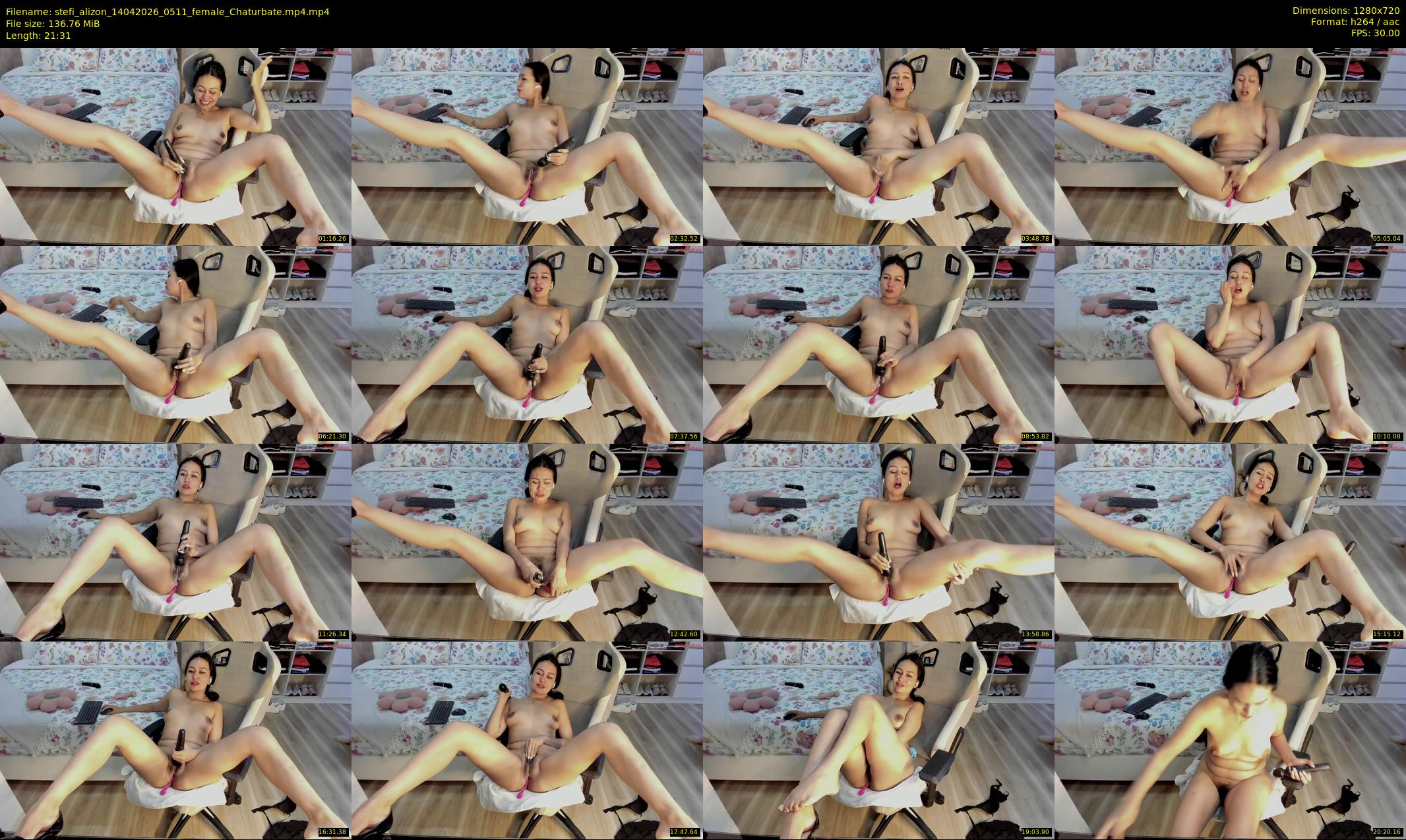 stefi_alizon — 22 minute Chaturbate female cam show recording, 720p, Apr 14, 2026