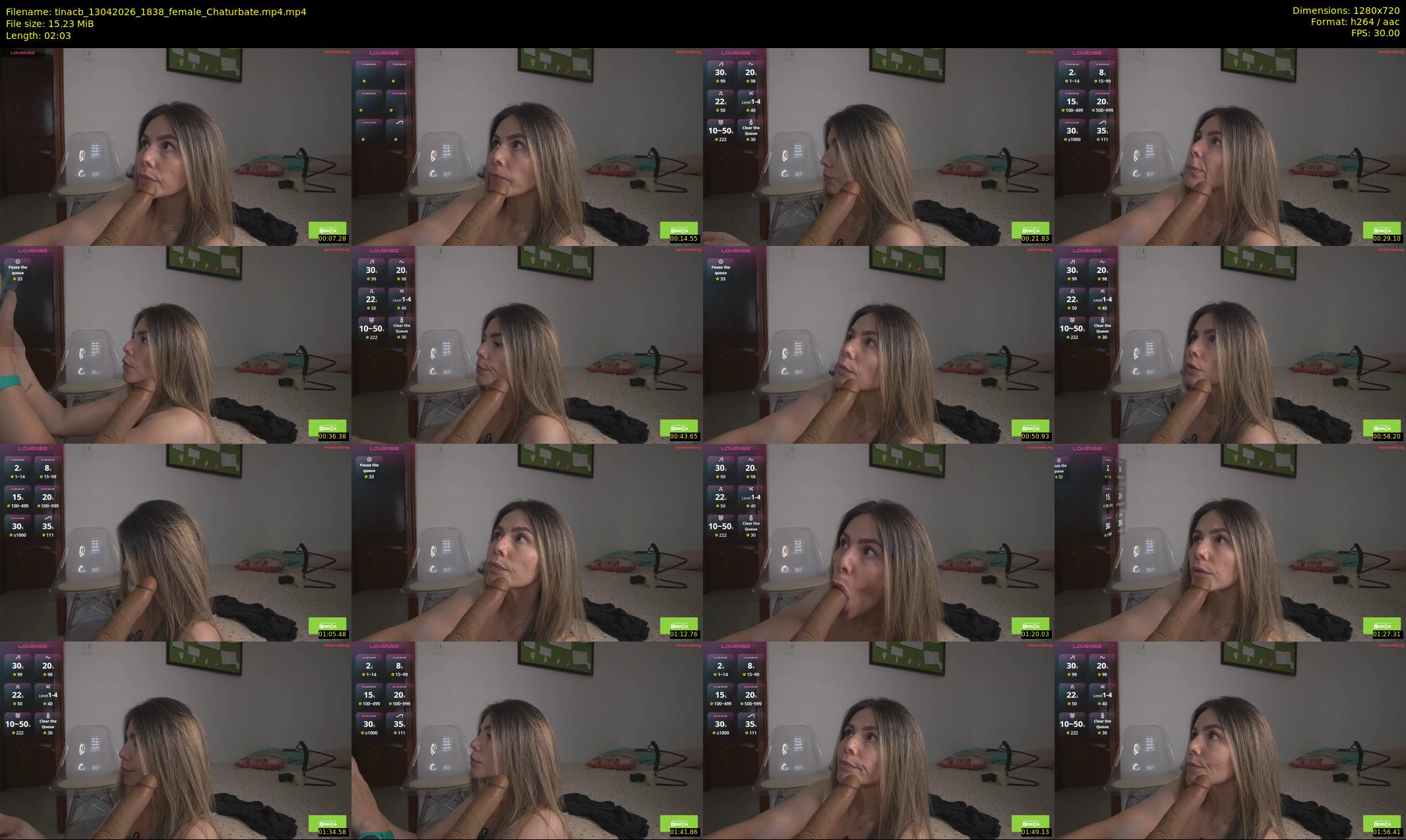 tinacb — 3 minute Chaturbate female cam show recording, 720p, Apr 13, 2026