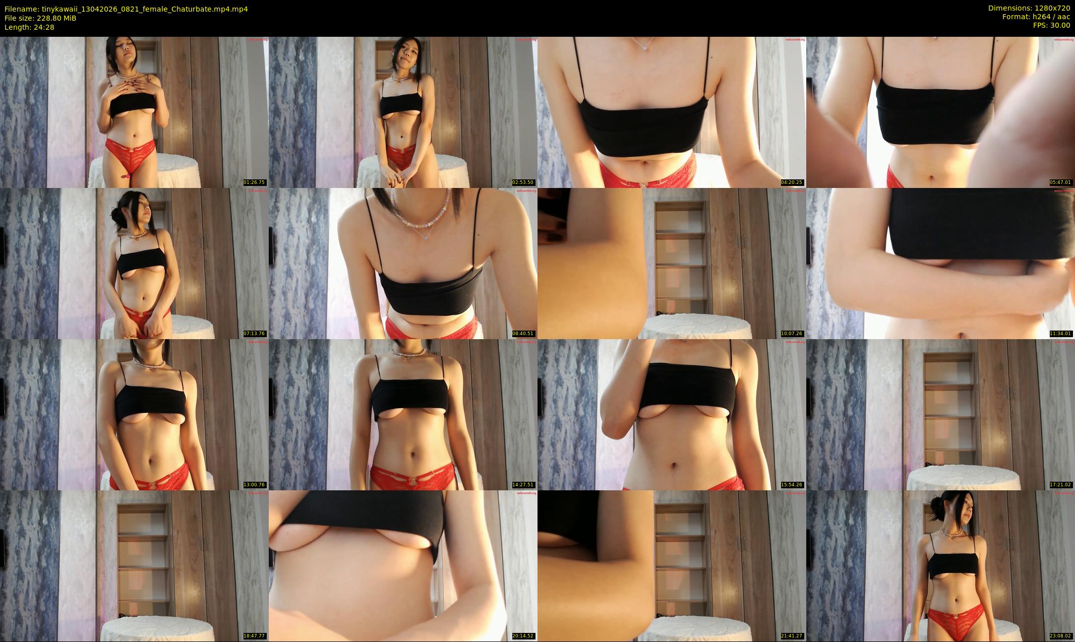 tinykawaii — 25 minute Chaturbate female cam show recording, 720p, Apr 13, 2026