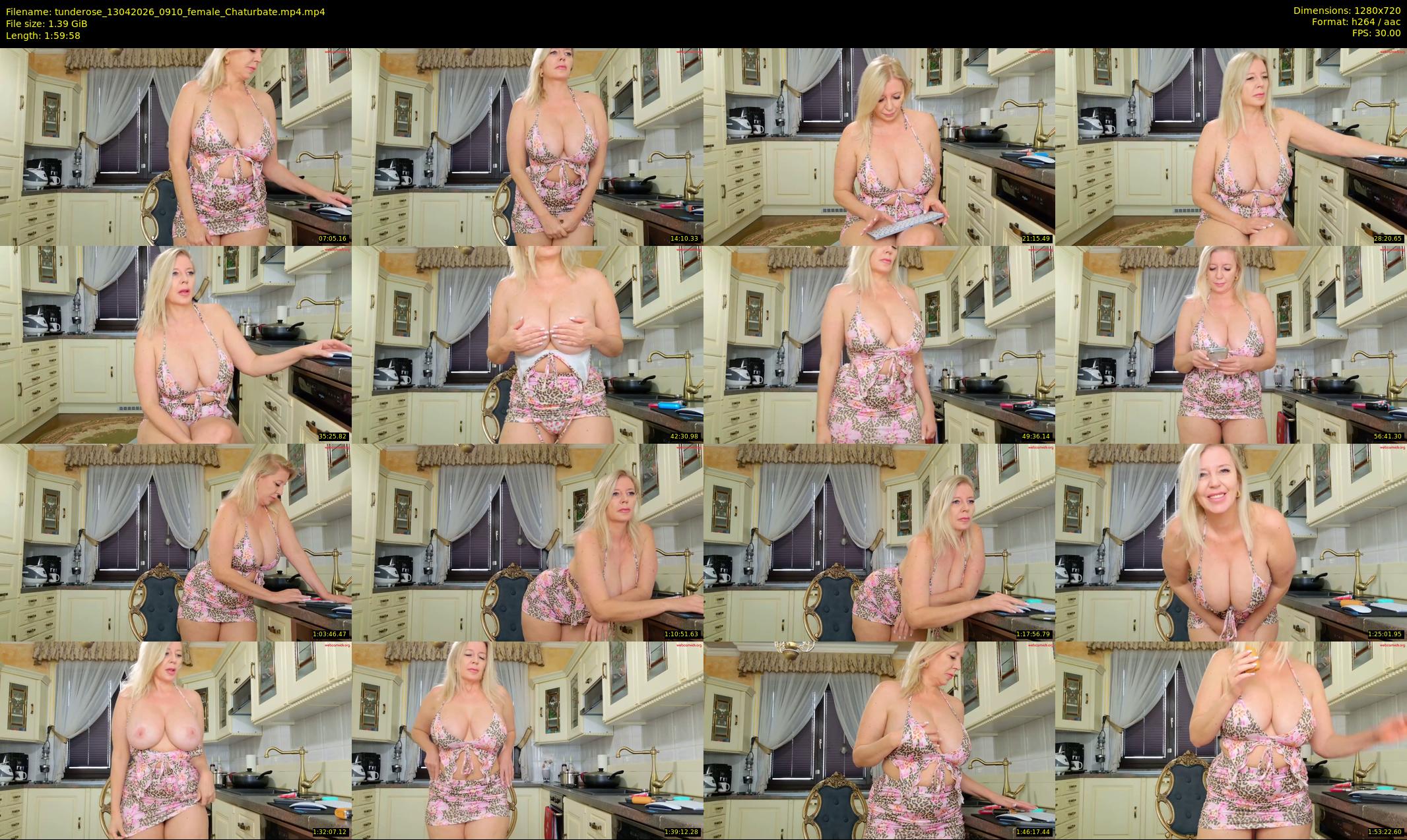 tunderose — 120 minute Chaturbate female cam show recording, 720p, Apr 13, 2026