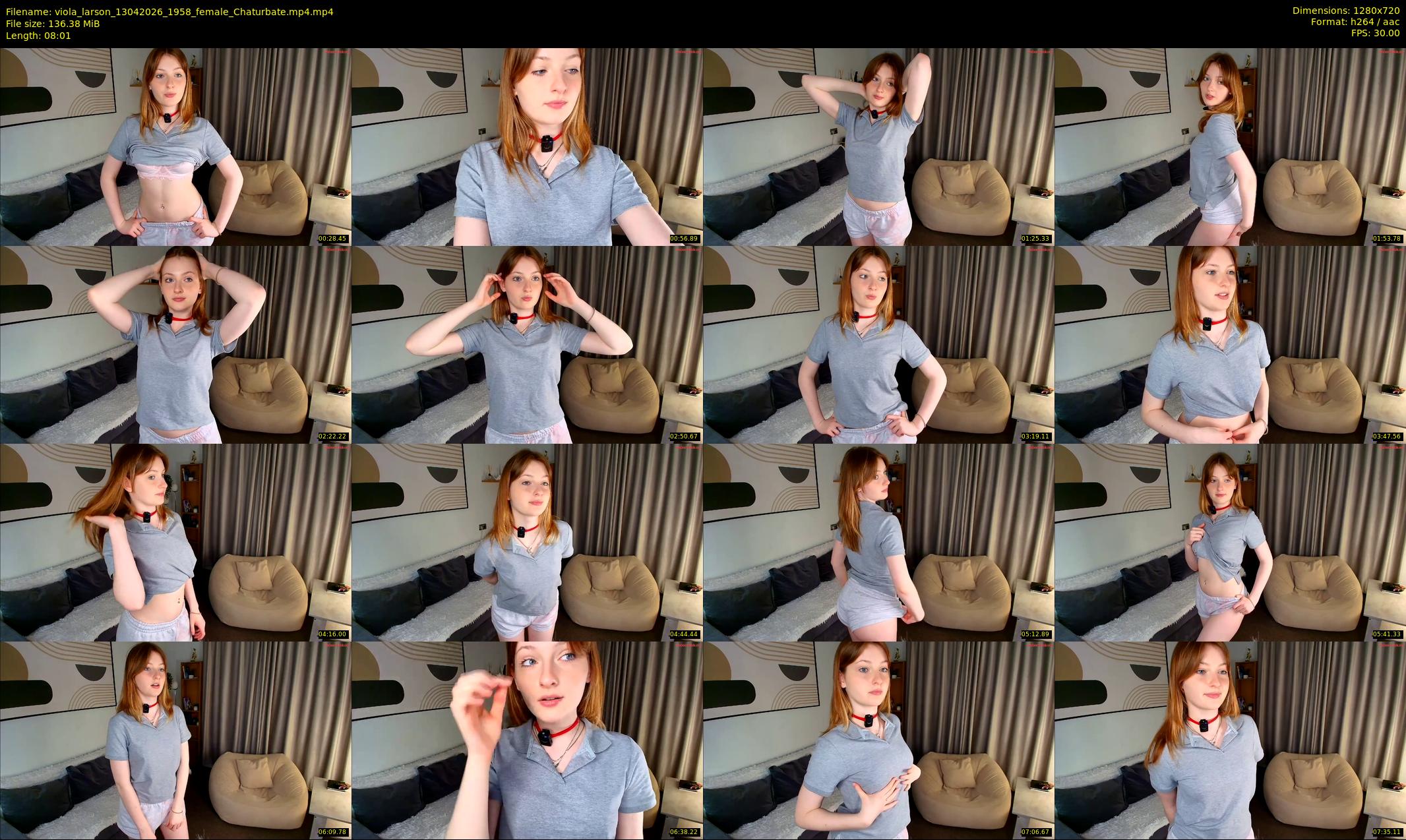 viola_larson — 9 minute Chaturbate female cam show recording, 720p, Apr 13, 2026
