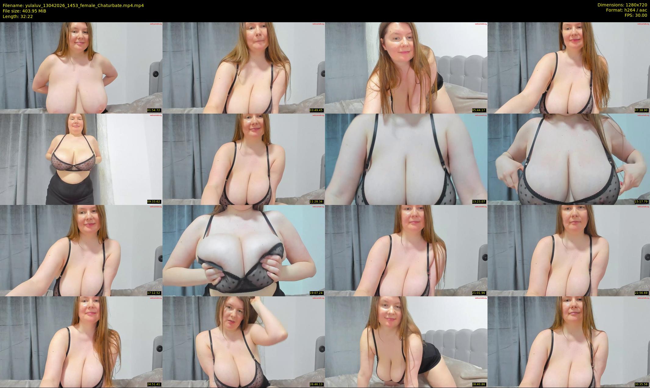 yulaluv — 33 minute Chaturbate female cam show recording, 720p, Apr 13, 2026