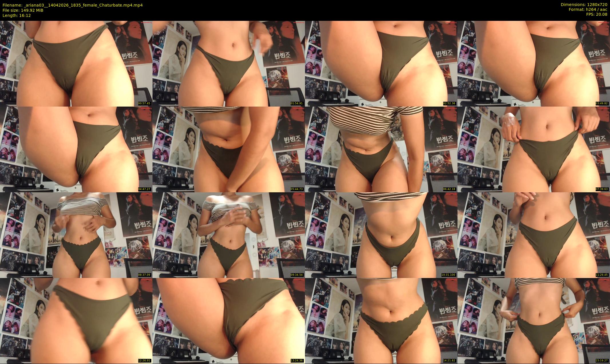 _ariana03_ — 17 minute Chaturbate female cam show recording, 720p, Apr 14, 2026