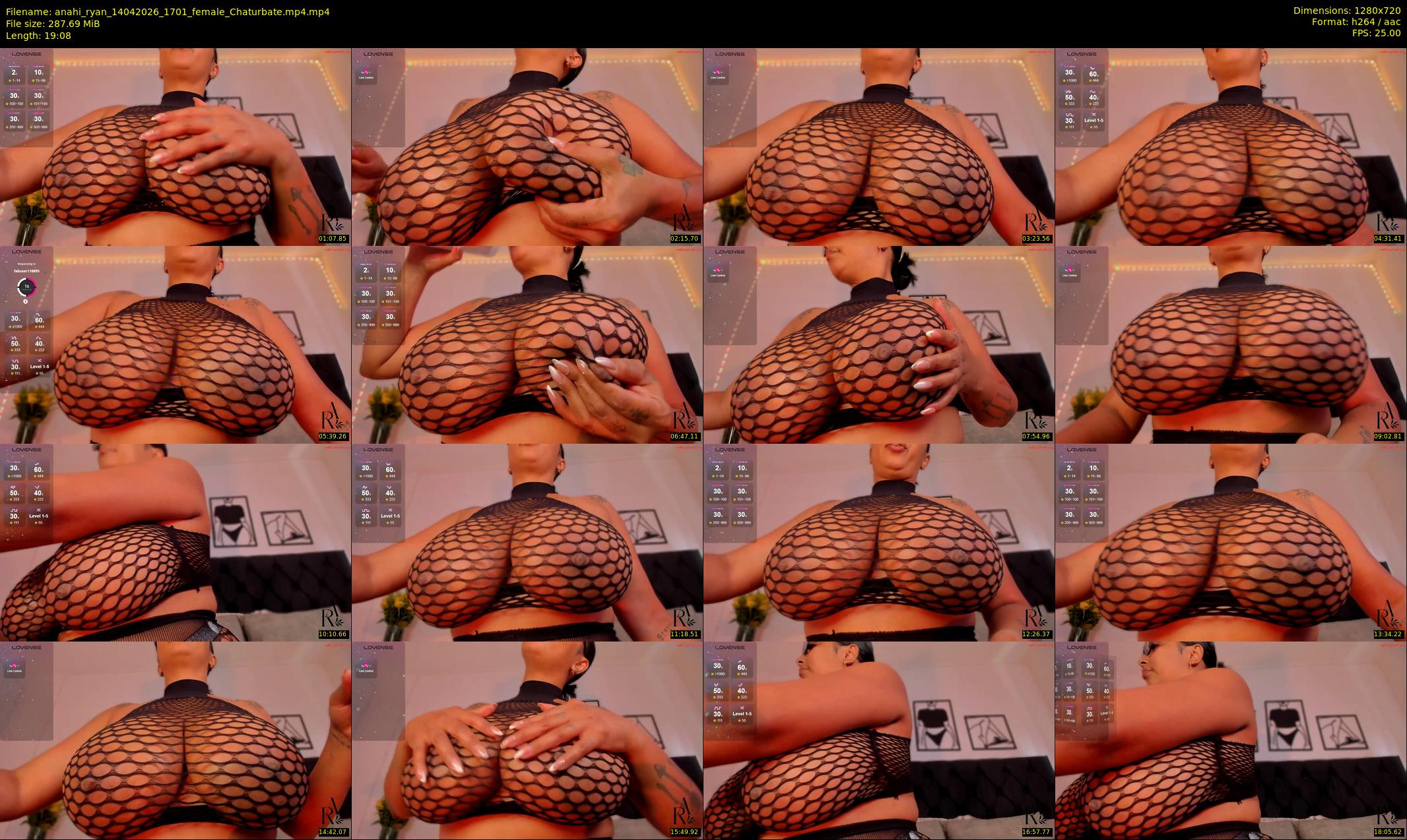 anahi_ryan — 20 minute Chaturbate female cam show recording, 720p, Apr 14, 2026