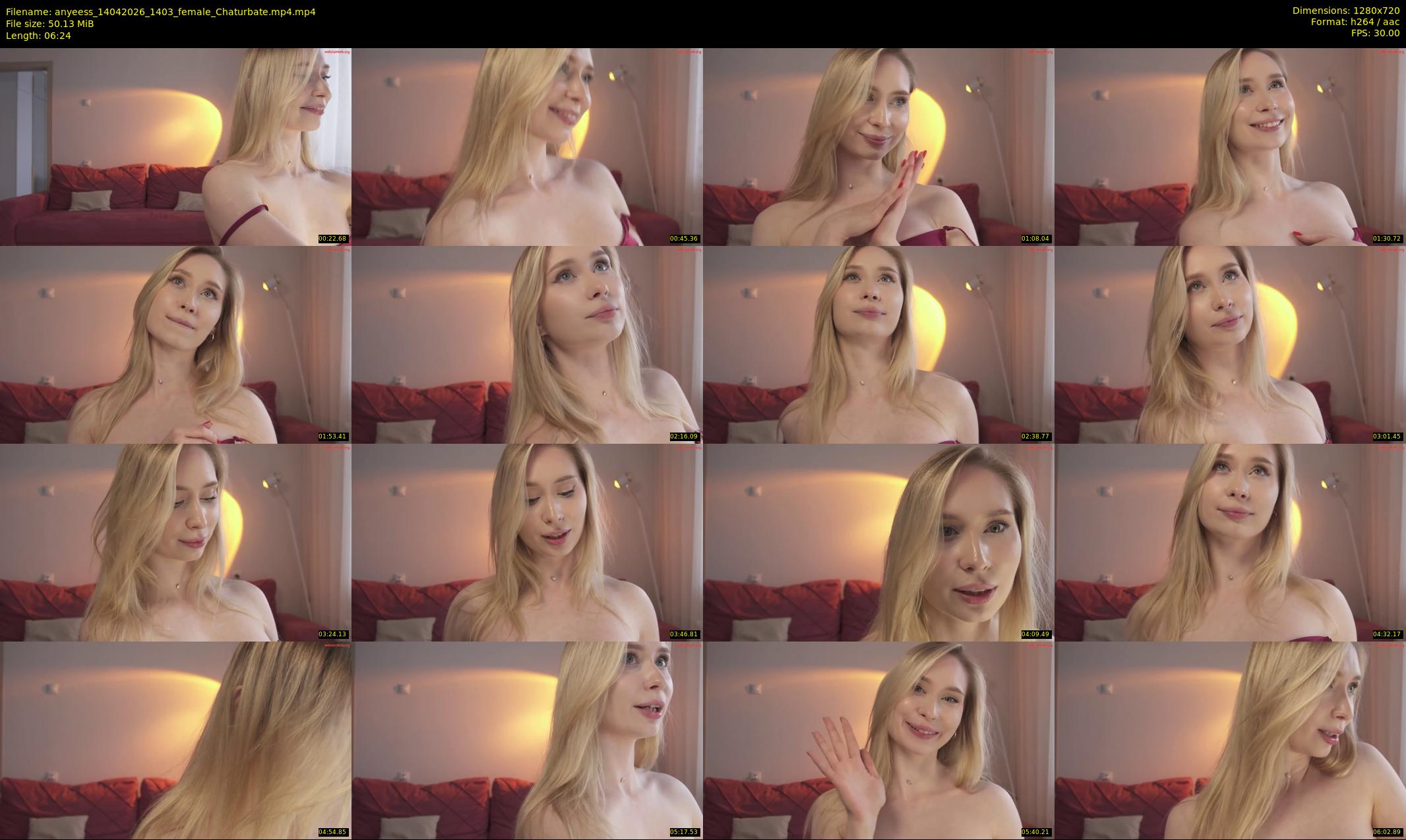 anyeess — 7 minute Chaturbate female cam show recording, 720p, Apr 14, 2026