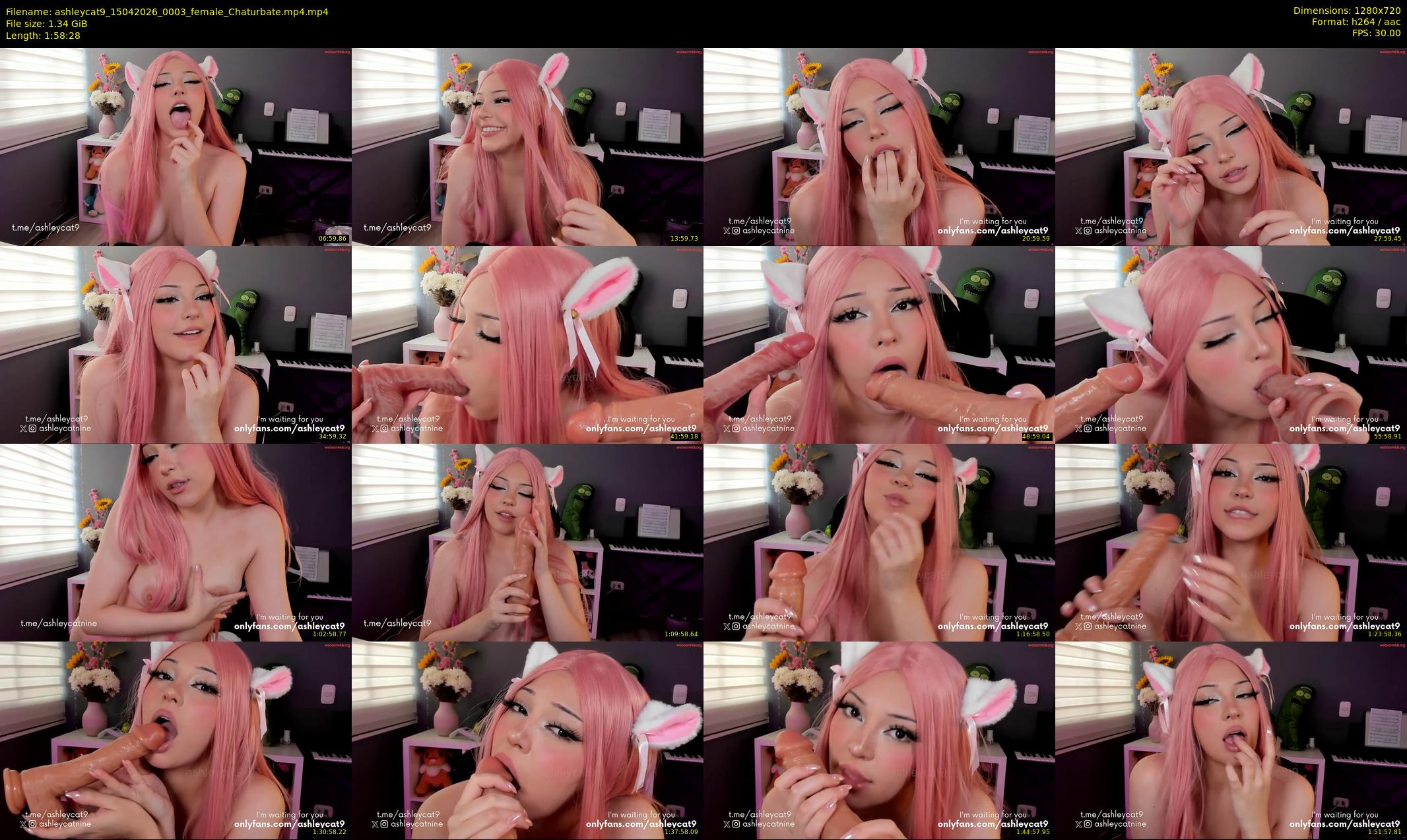 ashleycat9 — 119 minute Chaturbate female cam show recording, 720p, Apr 15, 2026