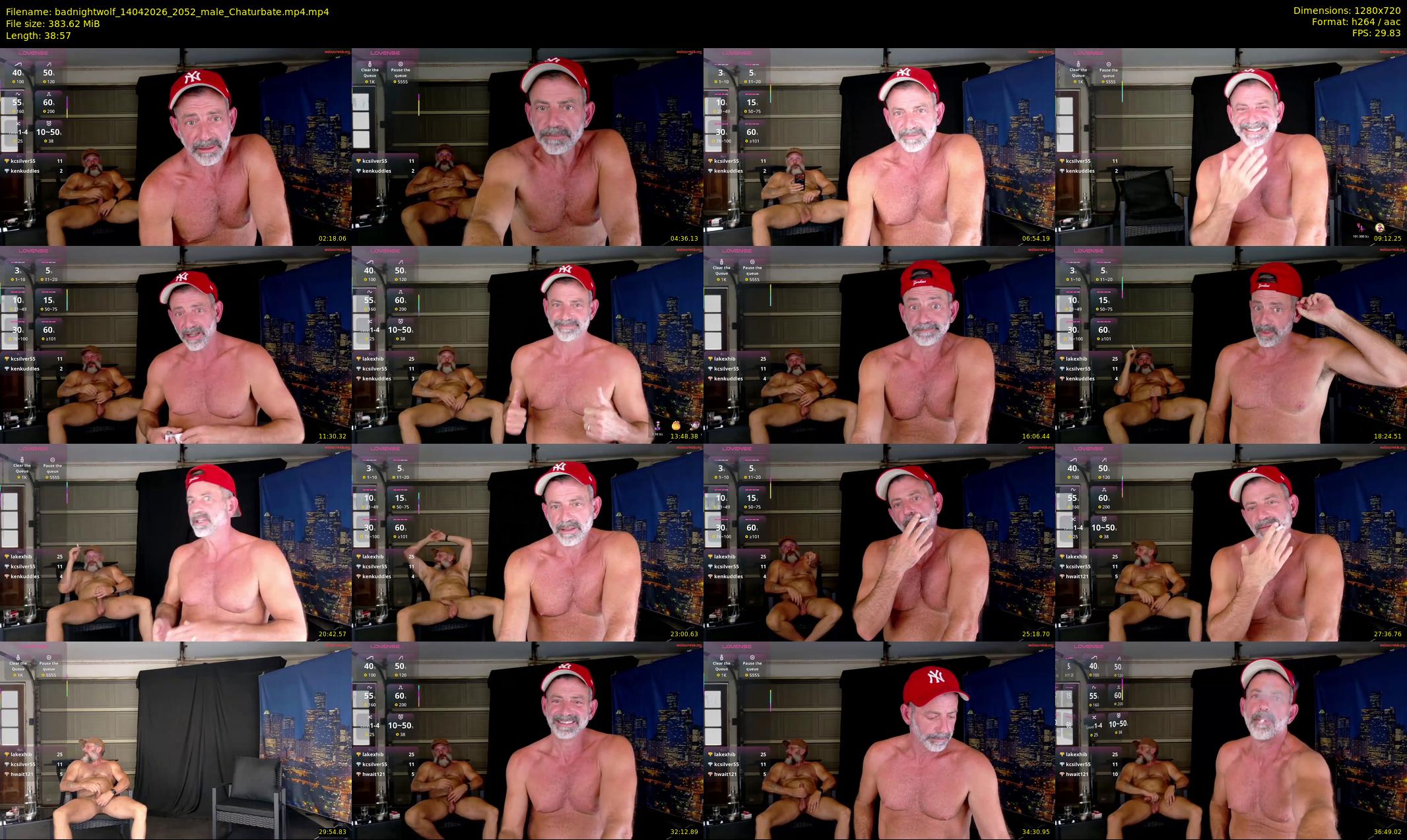 badnightwolf — 39 minute Chaturbate male cam show recording, 720p, Apr 14, 2026