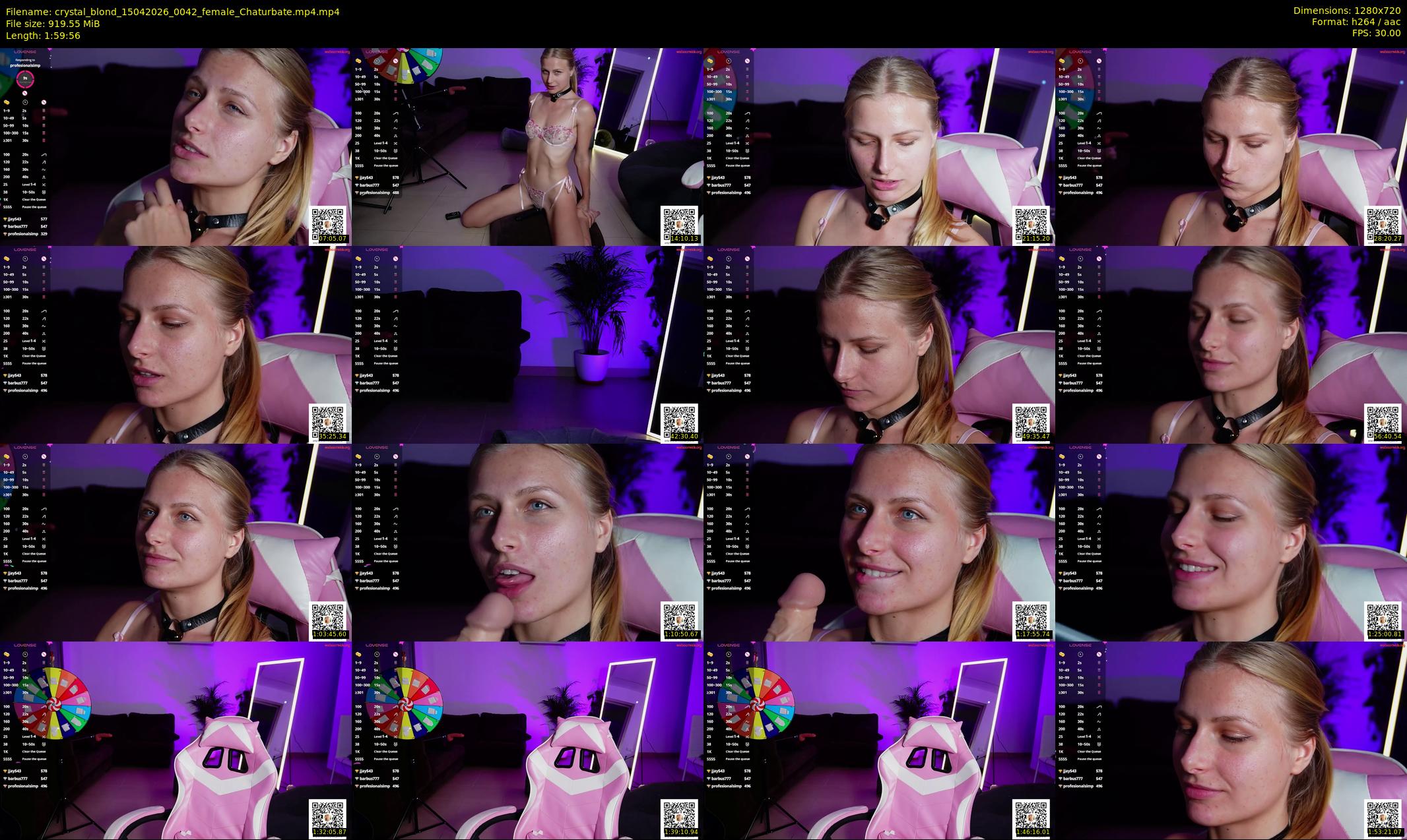 crystal_blond — 120 minute Chaturbate female cam show recording, 720p, Apr 15, 2026