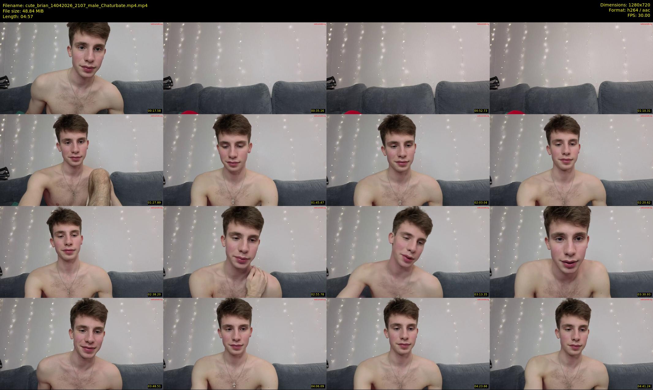 cute_brian — 5 minute Chaturbate male cam show recording, 720p, Apr 14, 2026