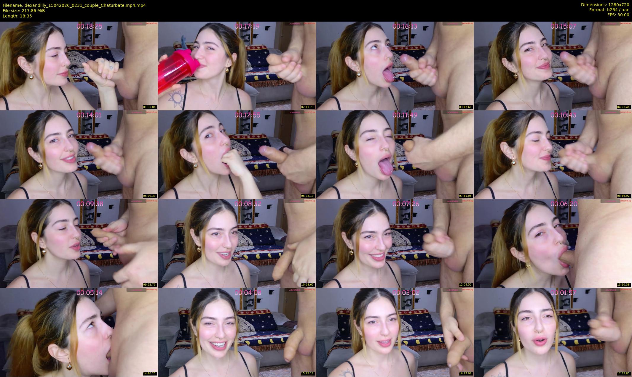 dexandlily — 19 minute Chaturbate couple cam show recording, 720p, Apr 15, 2026