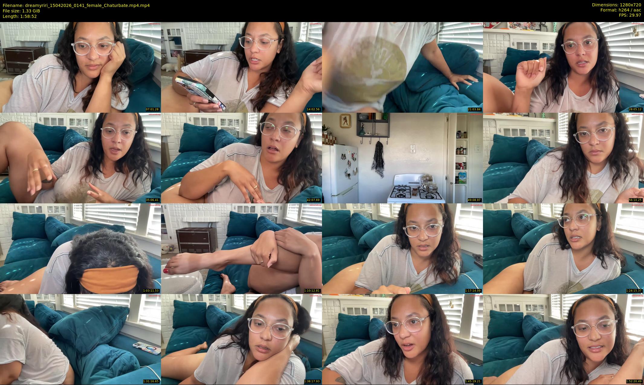 dreamyriri — 119 minute Chaturbate female cam show recording, 720p, Apr 15, 2026
