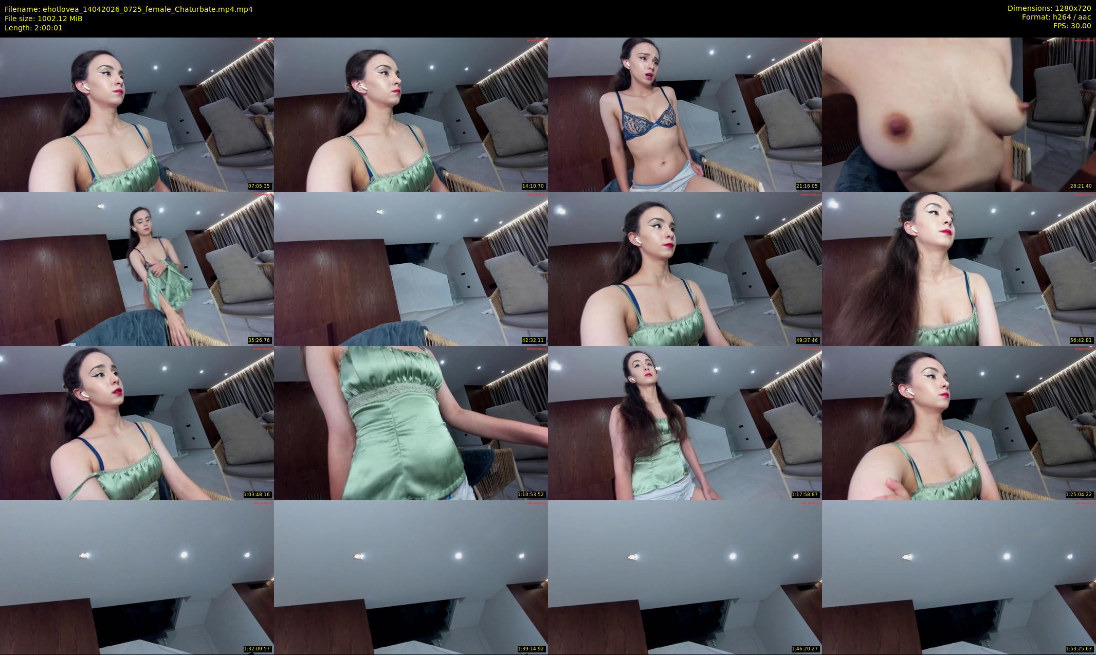 ehotlovea — 121 minute Chaturbate female cam show recording, 720p, Apr 14, 2026