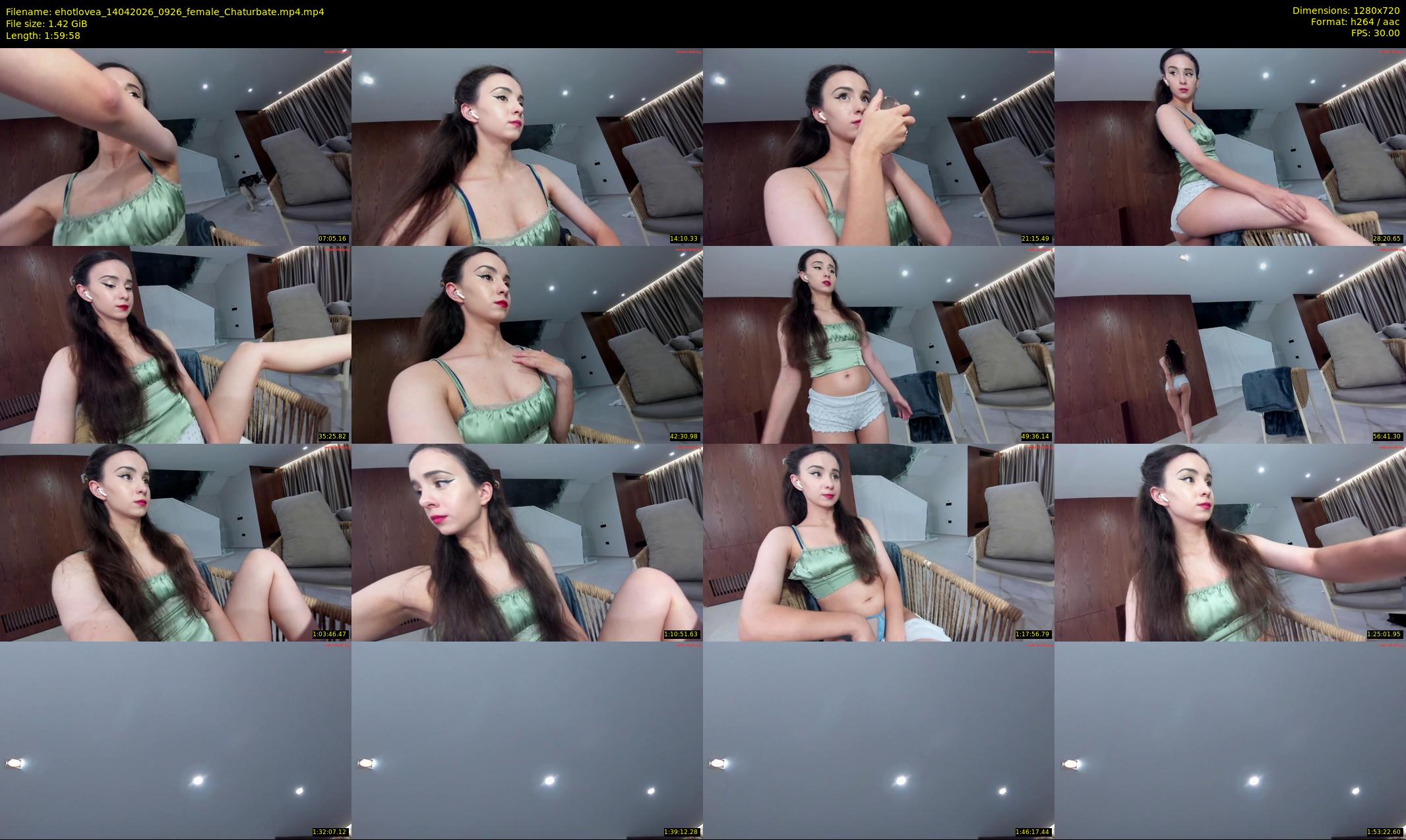 ehotlovea — 120 minute Chaturbate female cam show recording, 720p, Apr 14, 2026