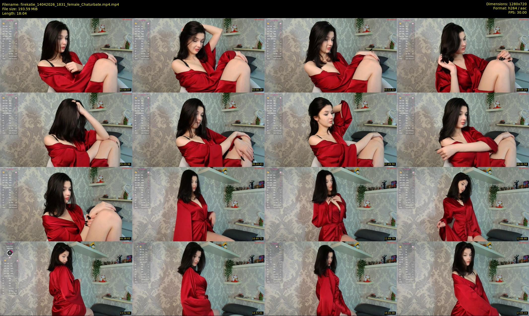 firekatie — 19 minute Chaturbate female cam show recording, 720p, Apr 14, 2026