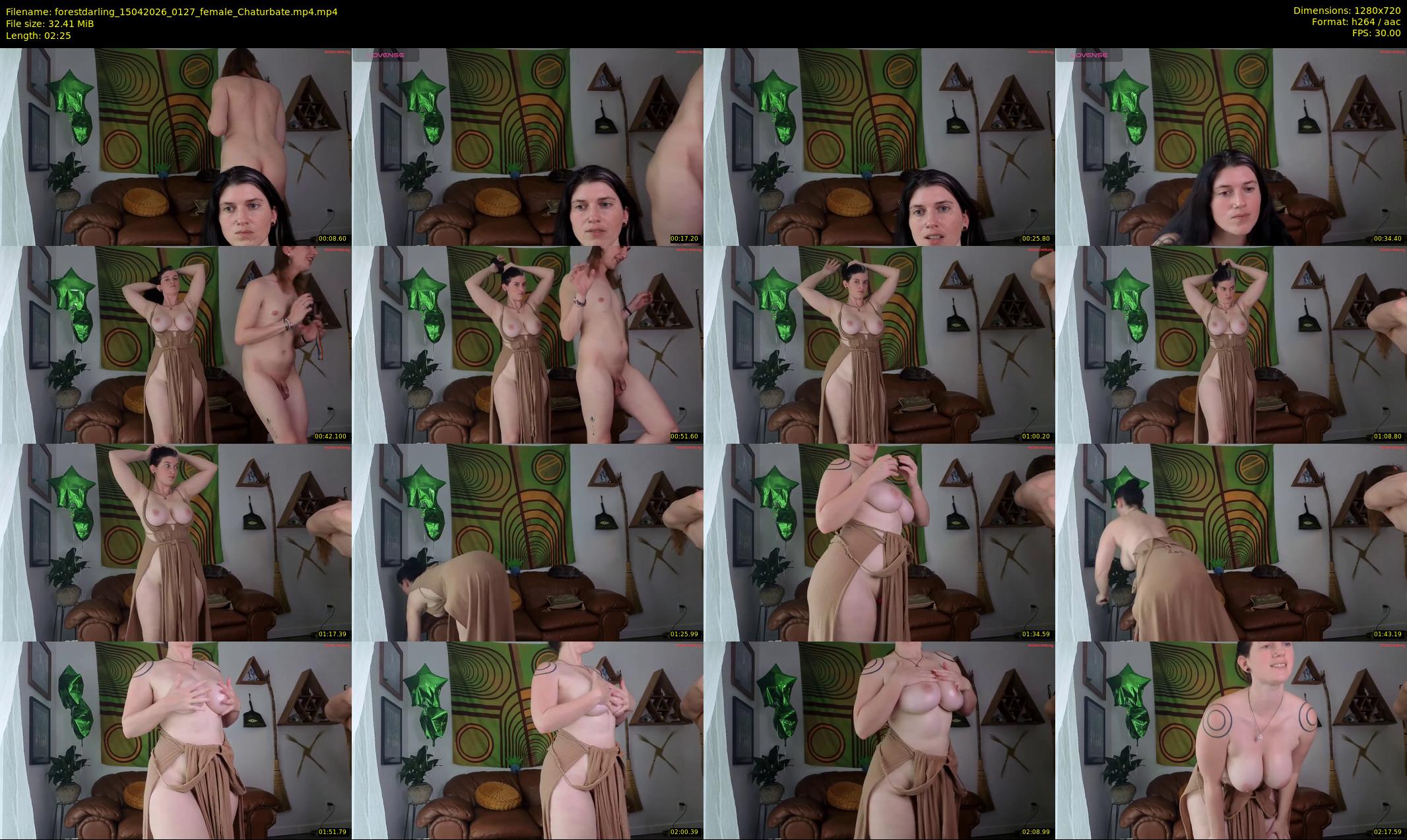 forestdarling — 3 minute Chaturbate female cam show recording, 720p, Apr 15, 2026