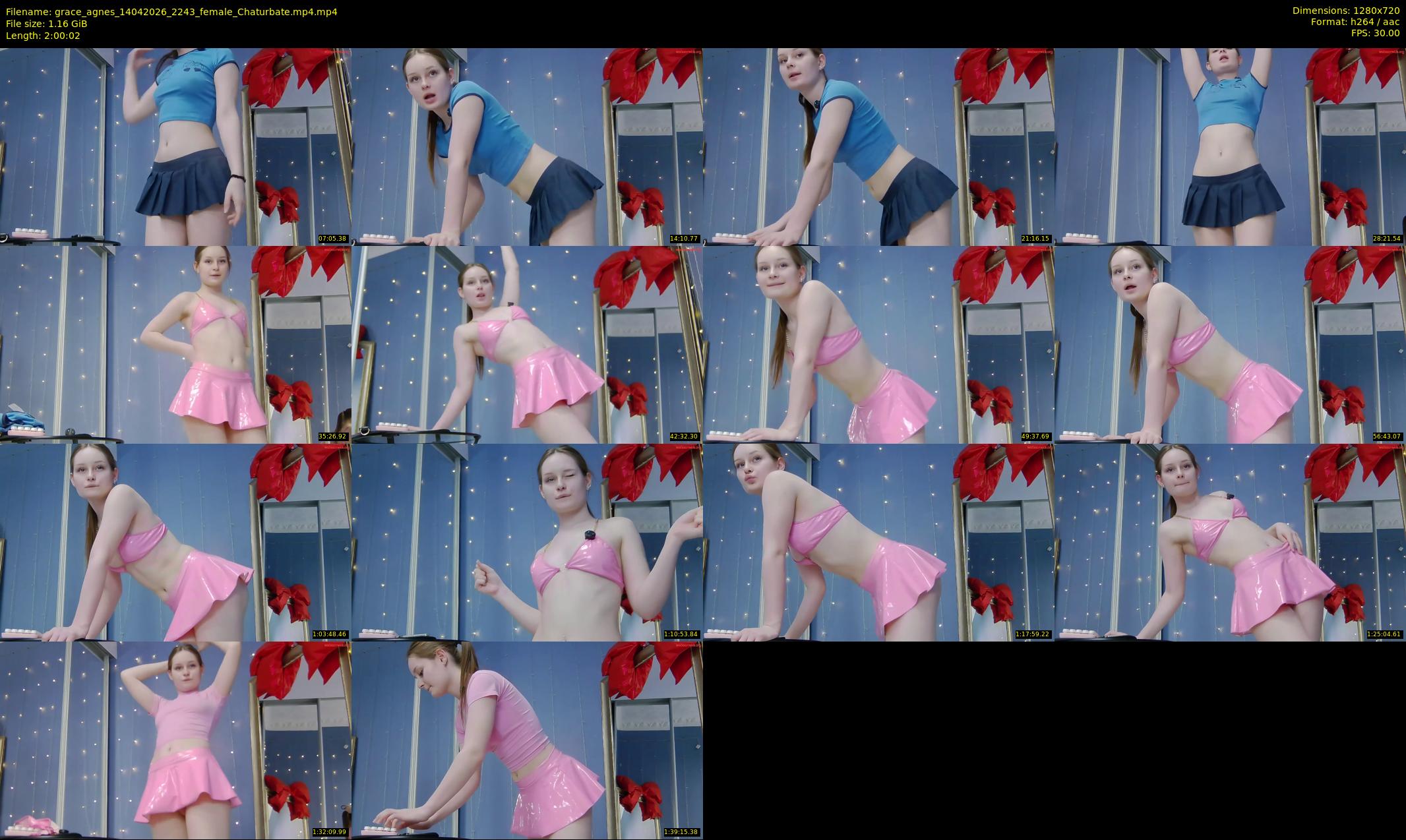 grace_agnes — 121 minute Chaturbate female cam show recording, 720p, Apr 14, 2026