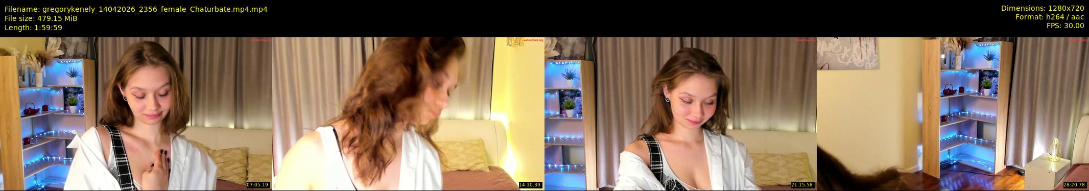 gregorykenely — 120 minute Chaturbate female cam show recording, 720p, Apr 14, 2026
