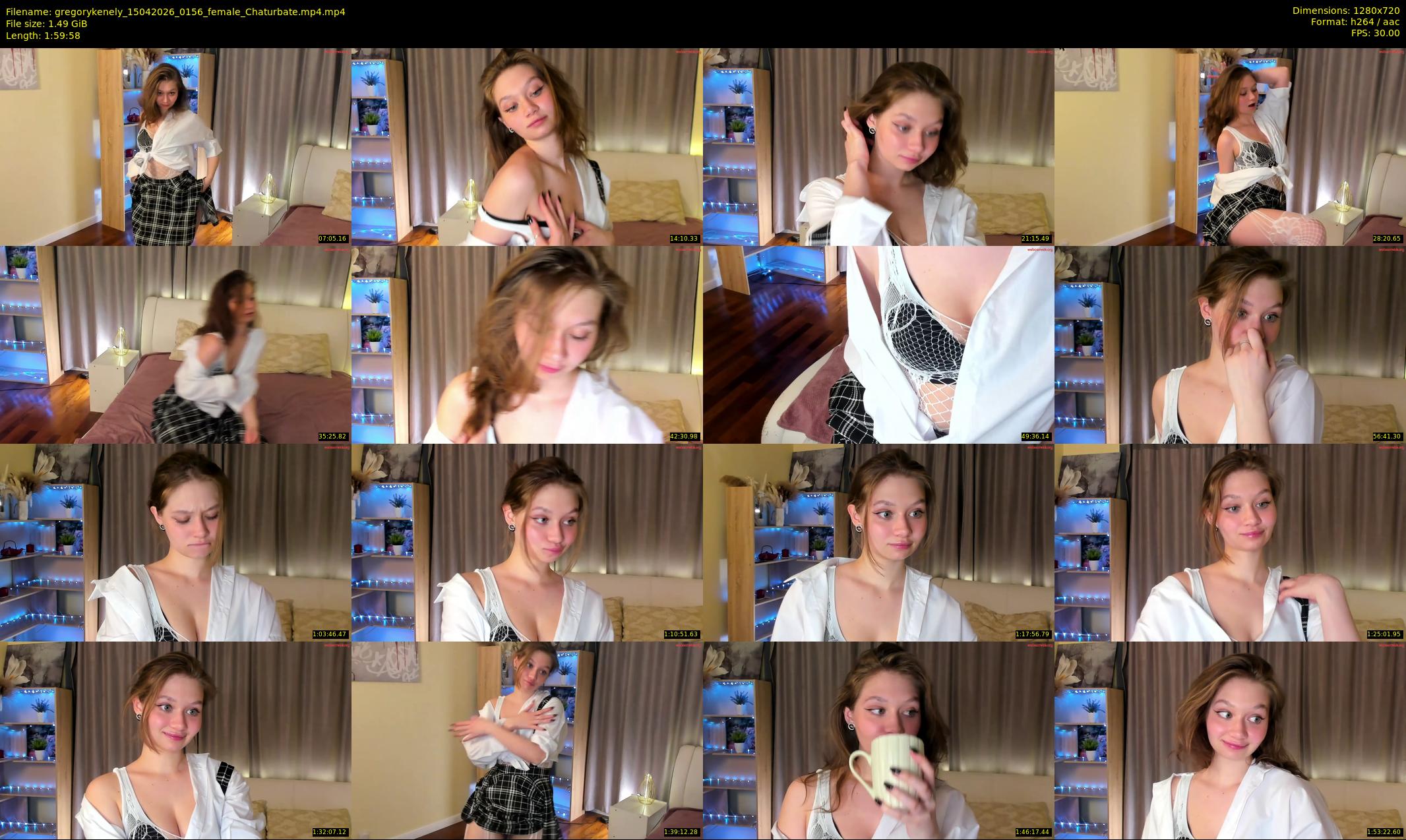 gregorykenely — 120 minute Chaturbate female cam show recording, 720p, Apr 15, 2026