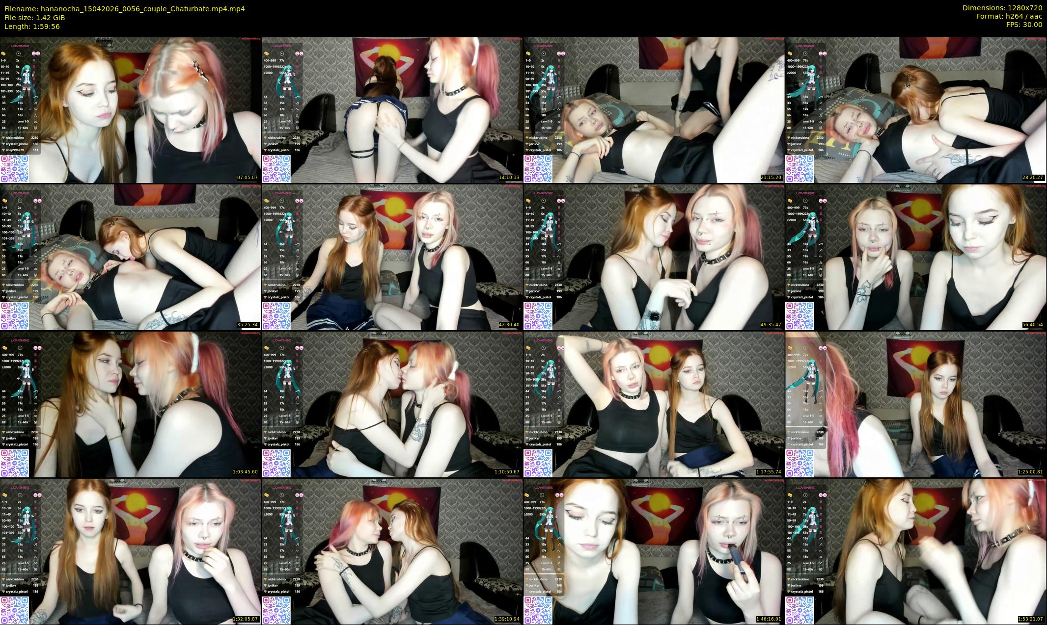 hananocha — 120 minute Chaturbate couple cam show recording, 720p, Apr 15, 2026