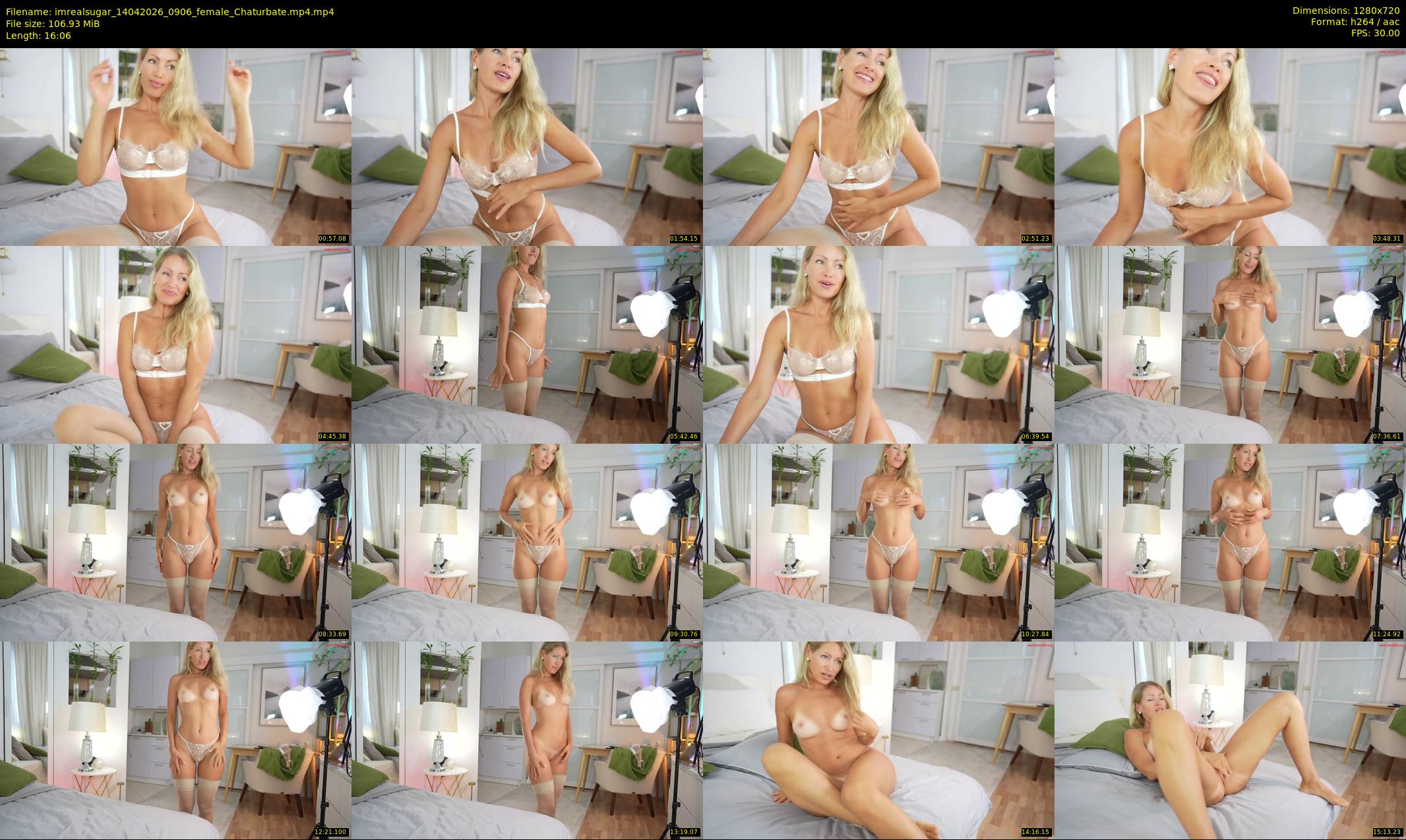 imrealsugar — 17 minute Chaturbate female cam show recording, 720p, Apr 14, 2026