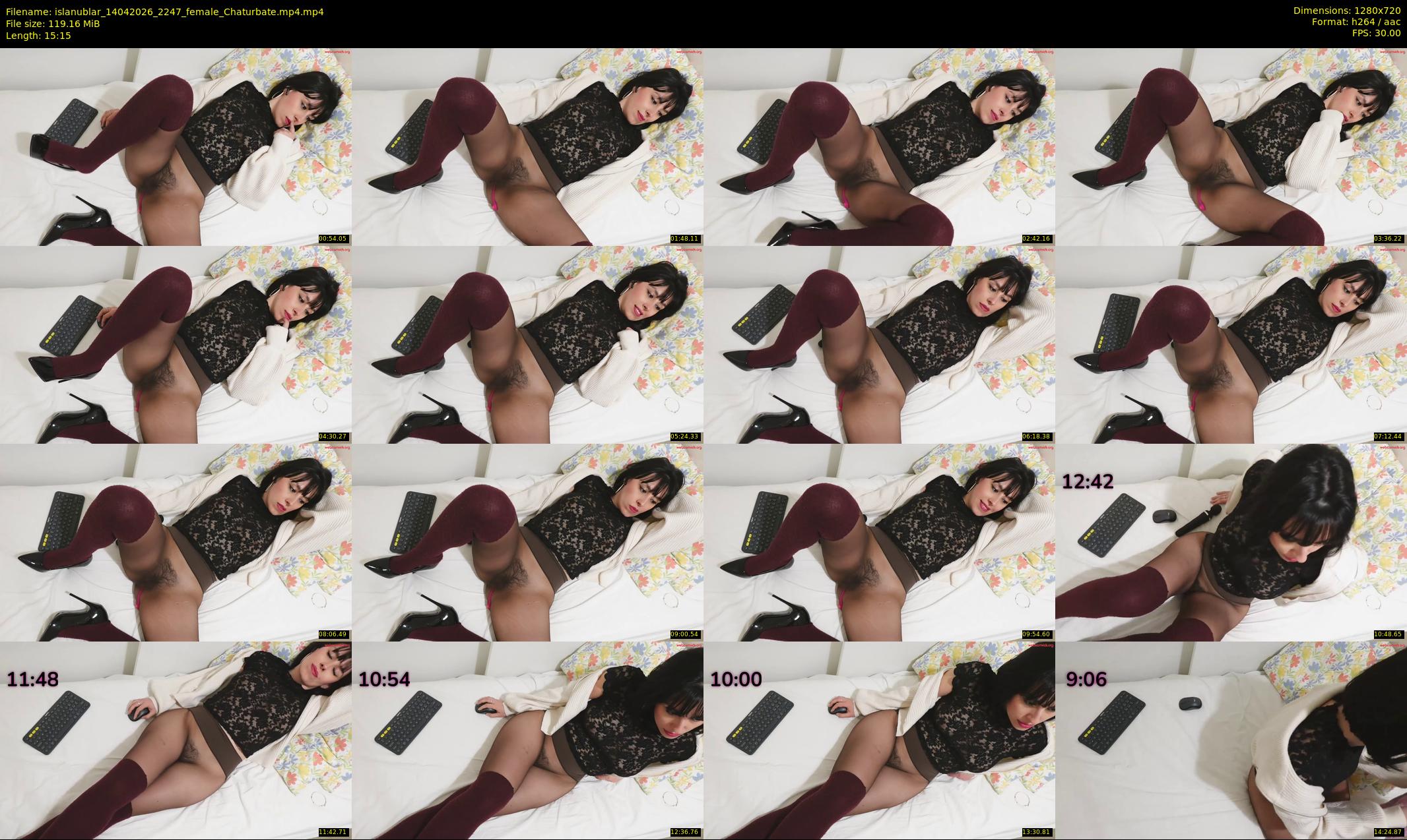 islanublar — 16 minute Chaturbate female cam show recording, 720p, Apr 14, 2026