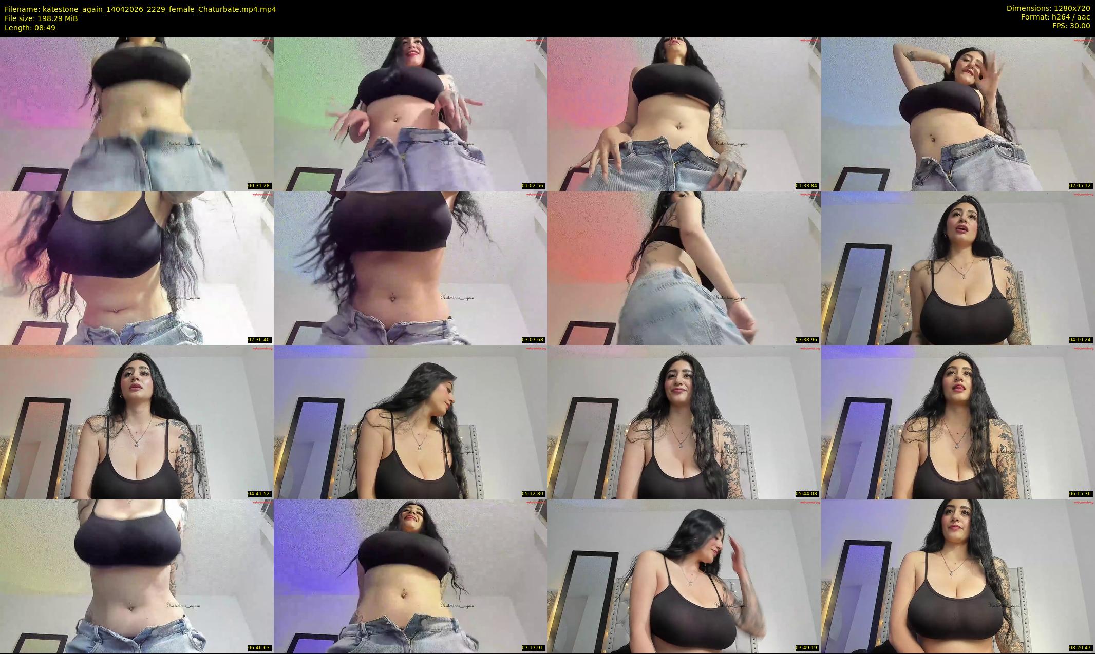 katestone_again — 9 minute Chaturbate female cam show recording, 720p, Apr 14, 2026