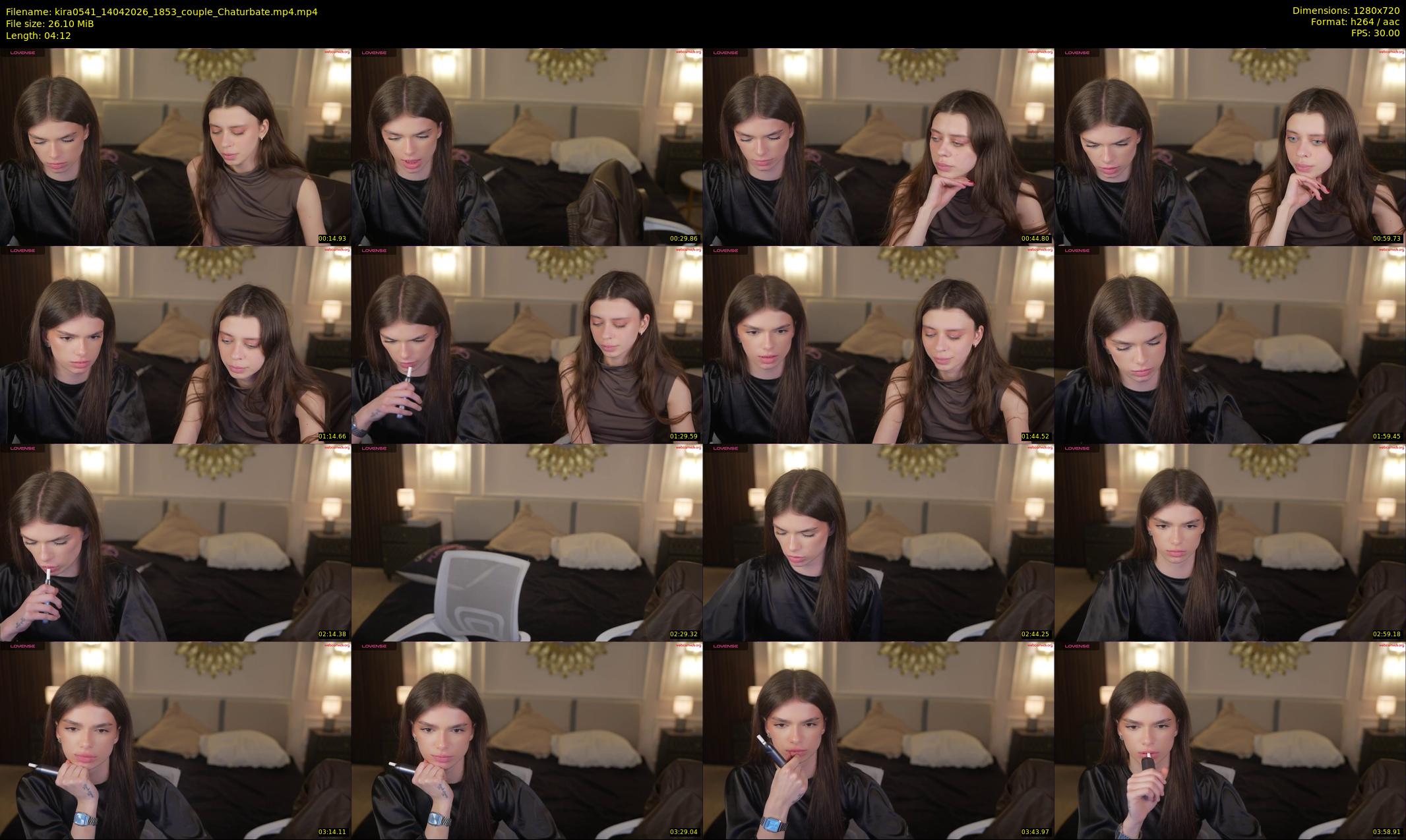 kira0541 — 5 minute Chaturbate couple cam show recording, 720p, Apr 14, 2026