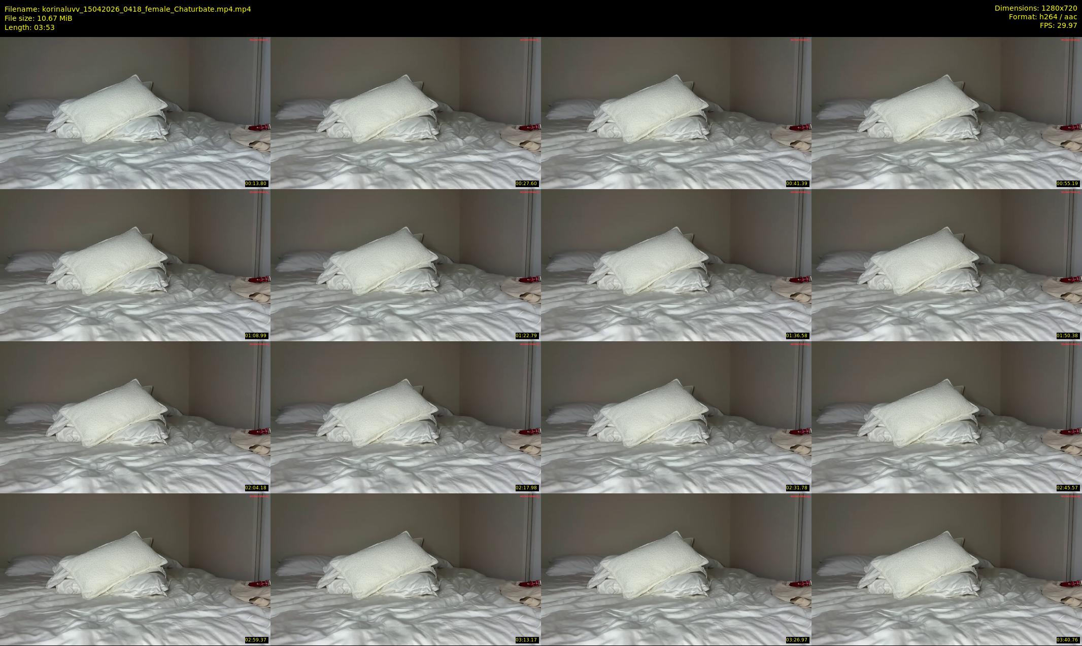 korinaluvv — 4 minute Chaturbate female cam show recording, 720p, Apr 15, 2026