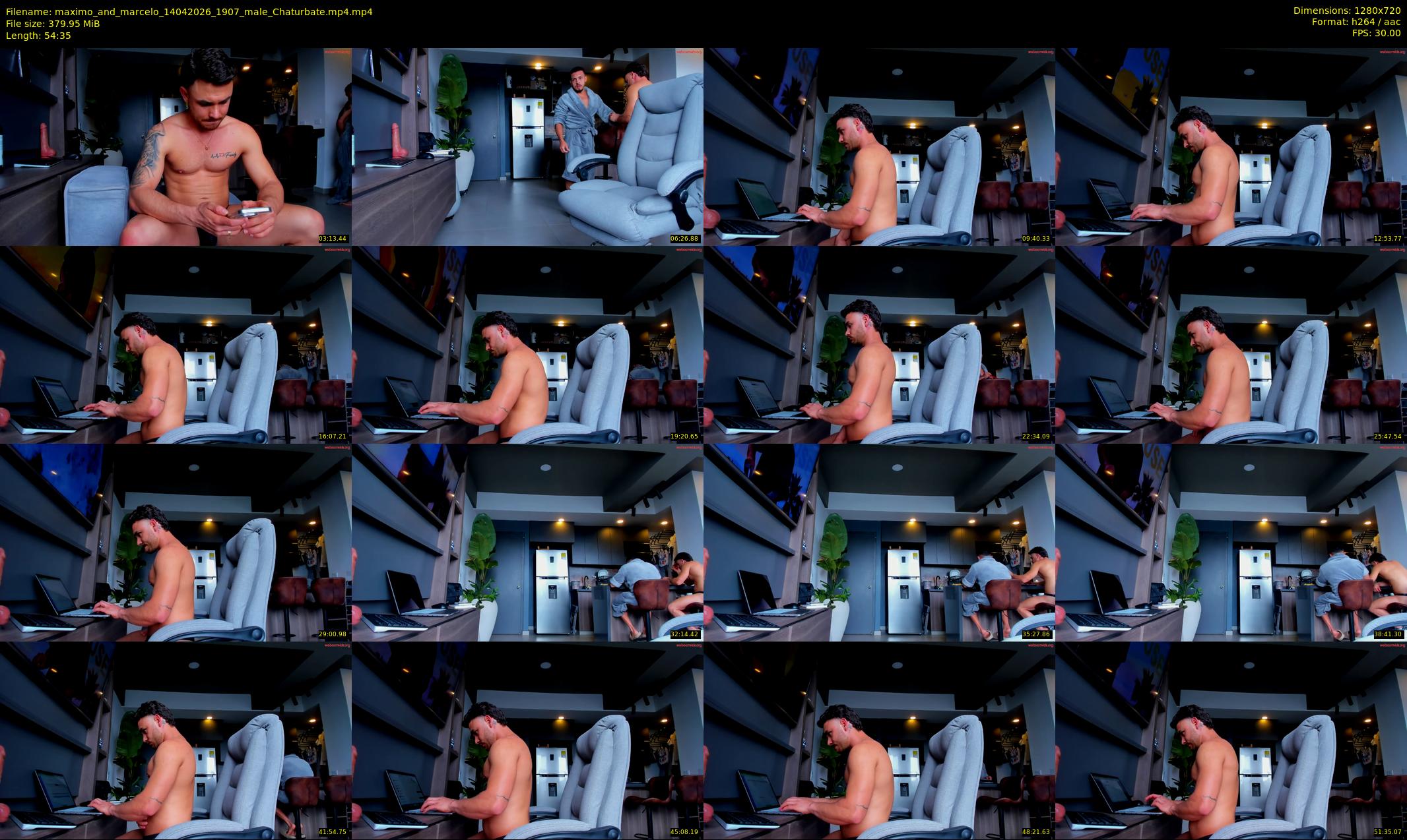 maximo_and_marcelo — 55 minute Chaturbate couple cam show recording, 720p, Apr 14, 2026