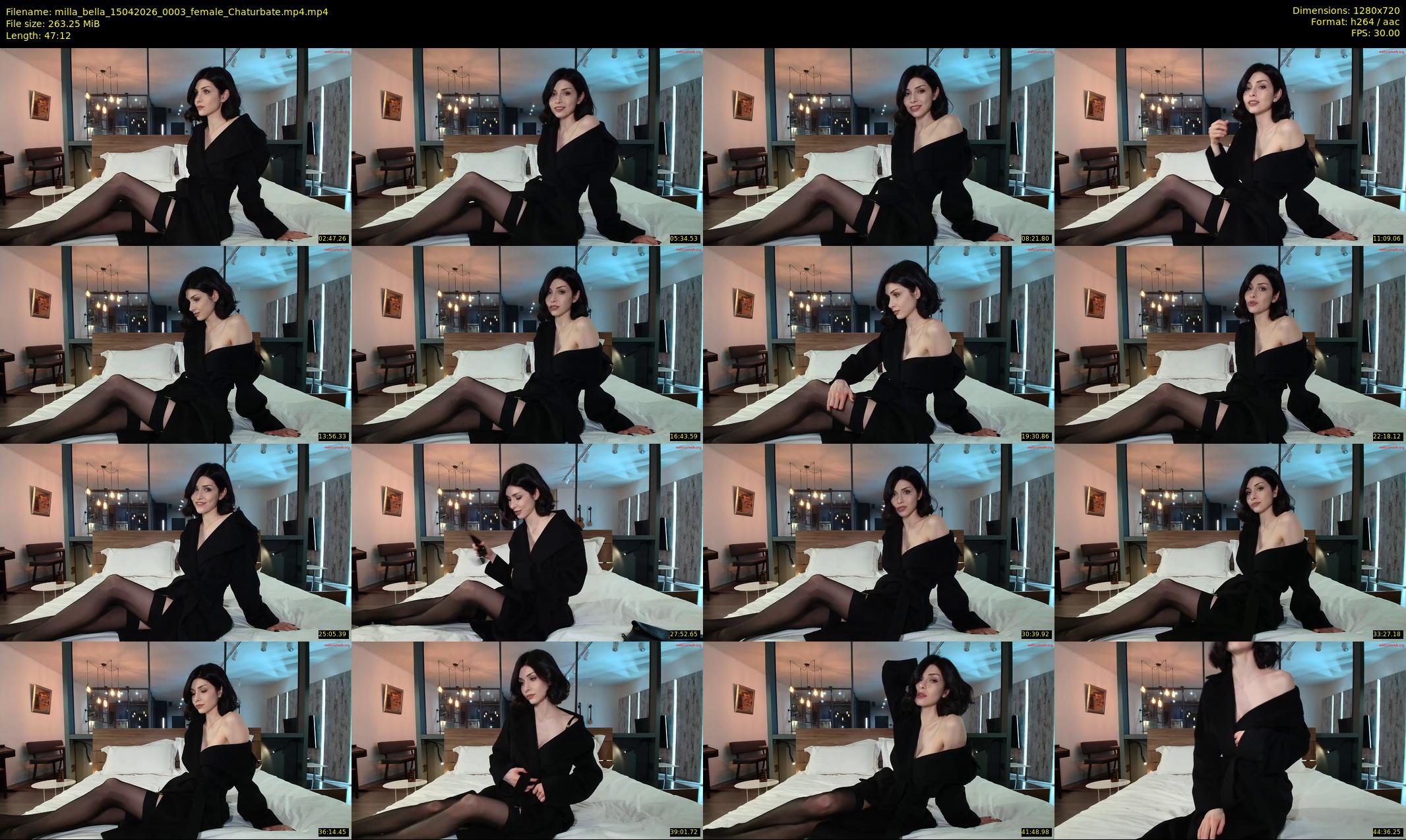milla_bella — 48 minute Chaturbate female cam show recording, 720p, Apr 15, 2026