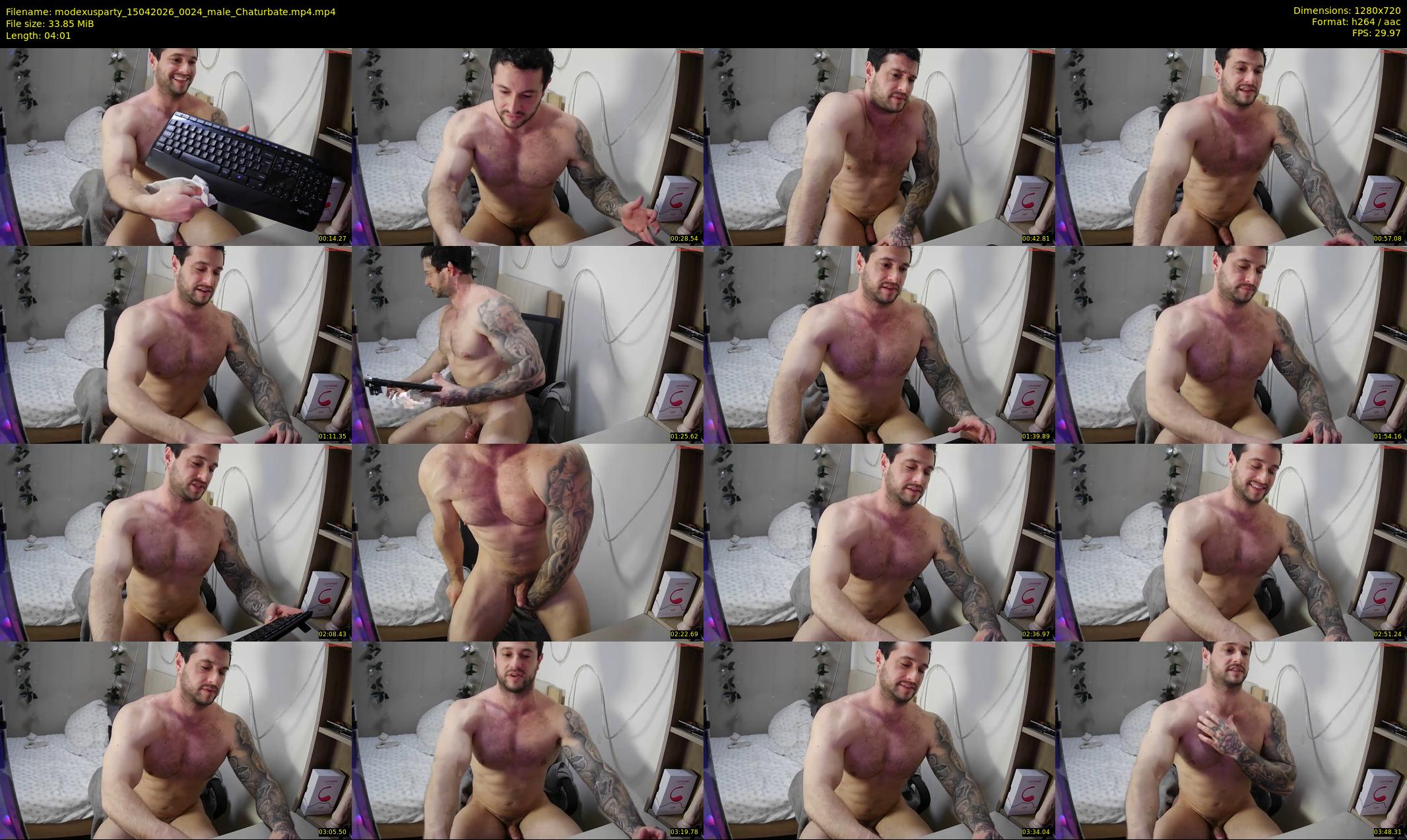 modexusparty — 5 minute Chaturbate male cam show recording, 720p, Apr 15, 2026