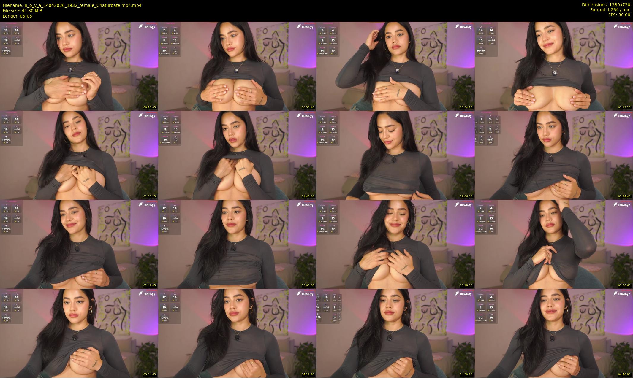n_o_v_a — 6 minute Chaturbate female cam show recording, 720p, Apr 14, 2026