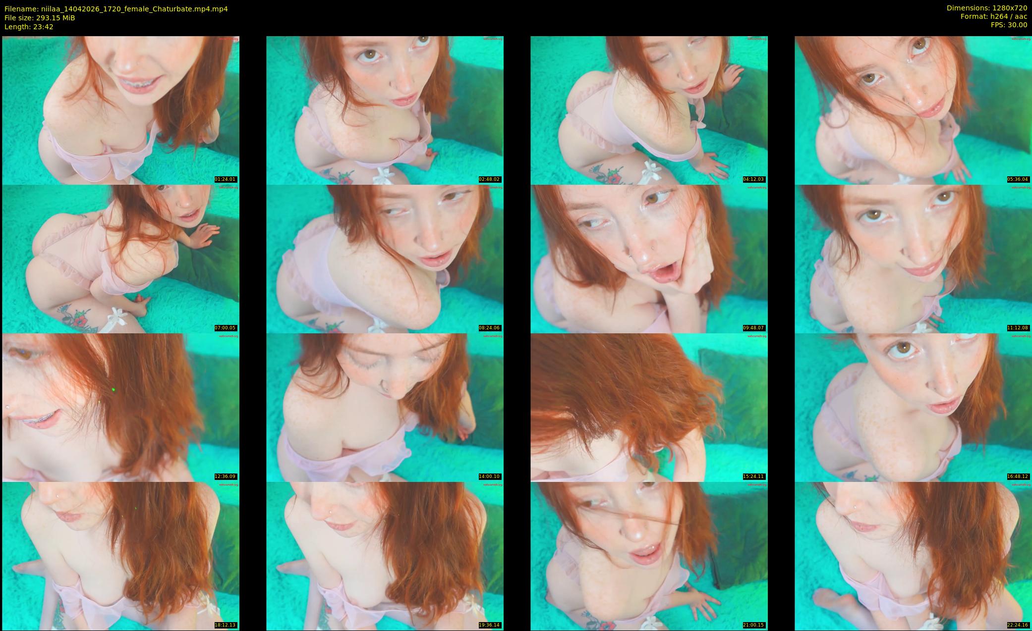 niilaa — 24 minute Chaturbate female cam show recording, 720p, Apr 14, 2026