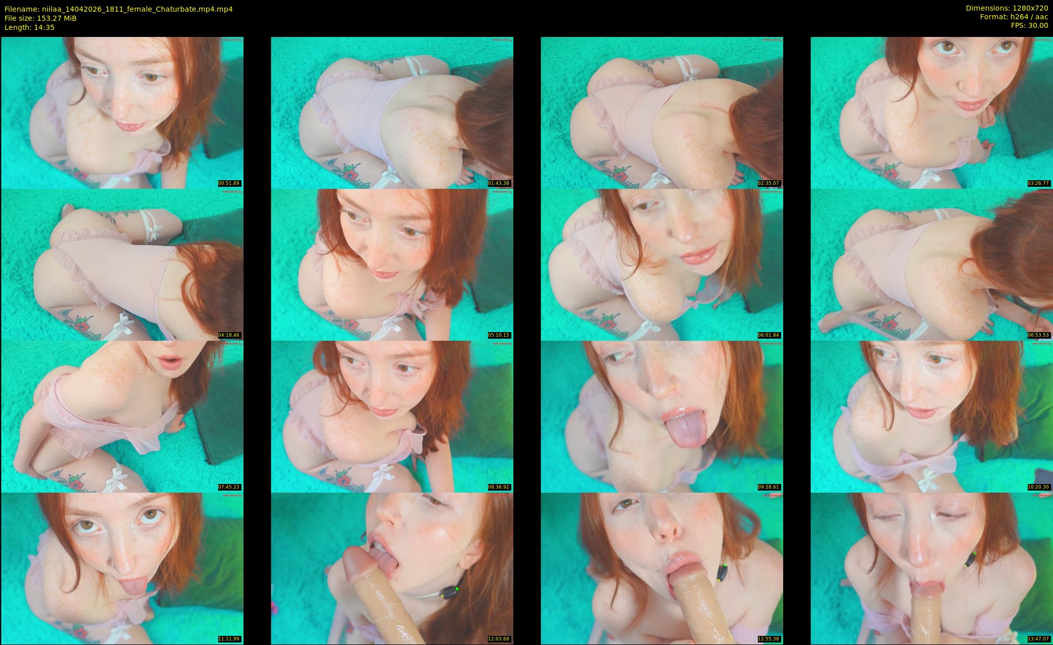niilaa — 15 minute Chaturbate female cam show recording, 720p, Apr 14, 2026