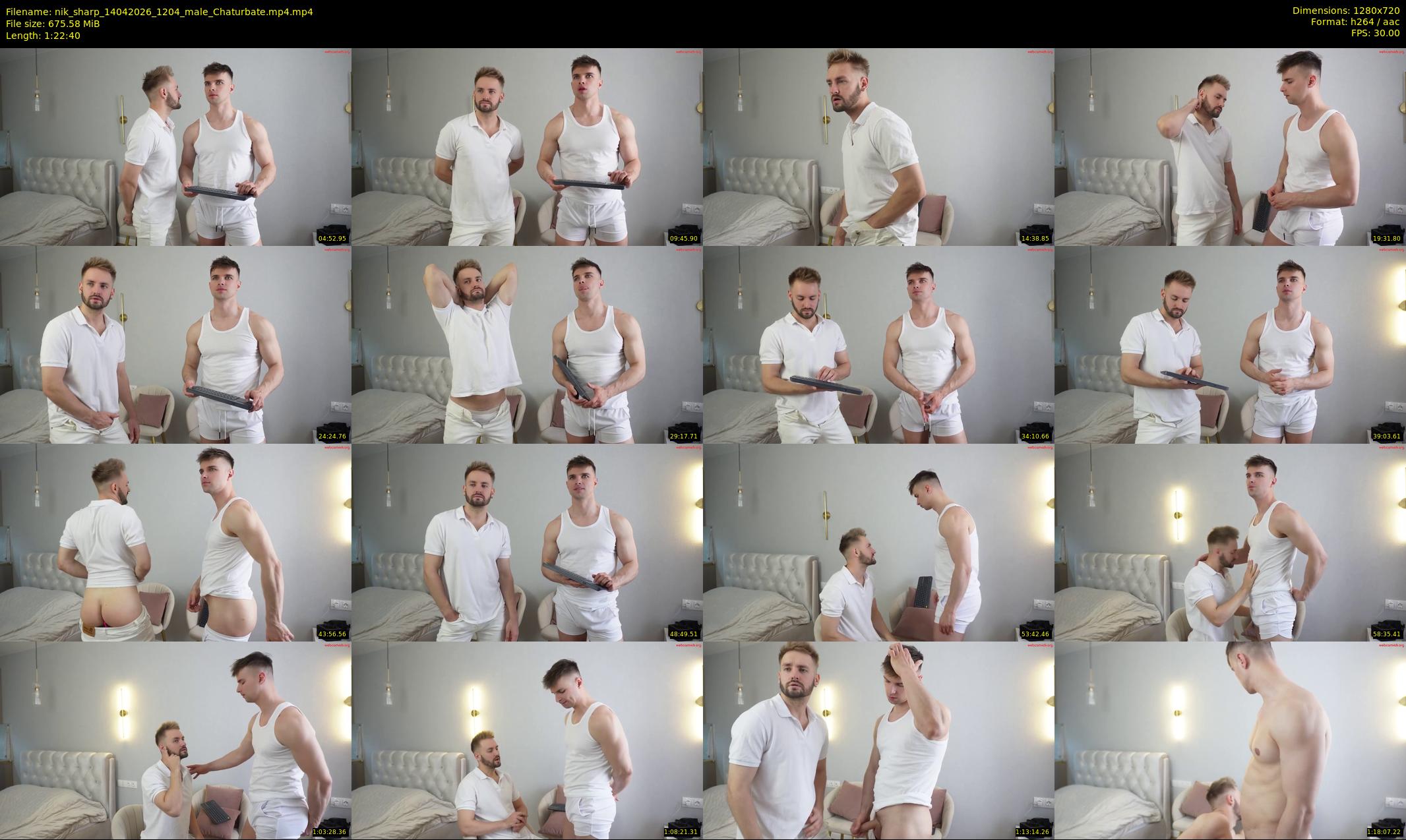 nik_sharp — 83 minute Chaturbate male cam show recording, 720p, Apr 14, 2026