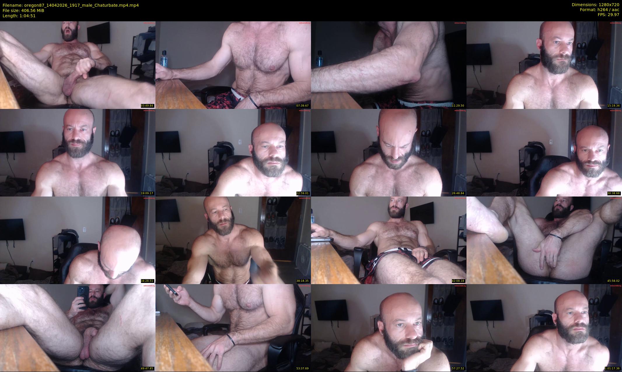 oregon87 — 65 minute Chaturbate male cam show recording, 720p, Apr 14, 2026
