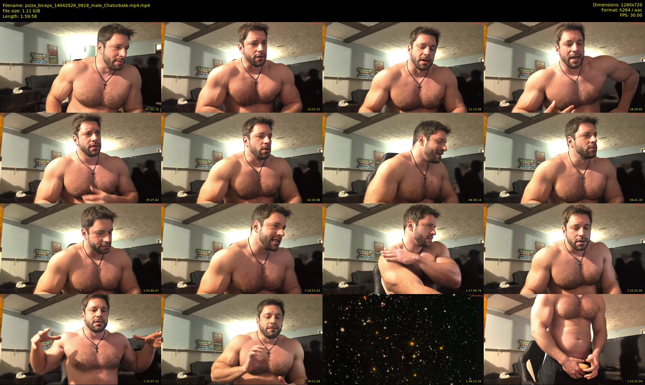 pizza_biceps — 120 minute Chaturbate male cam show recording, 720p, Apr 14, 2026