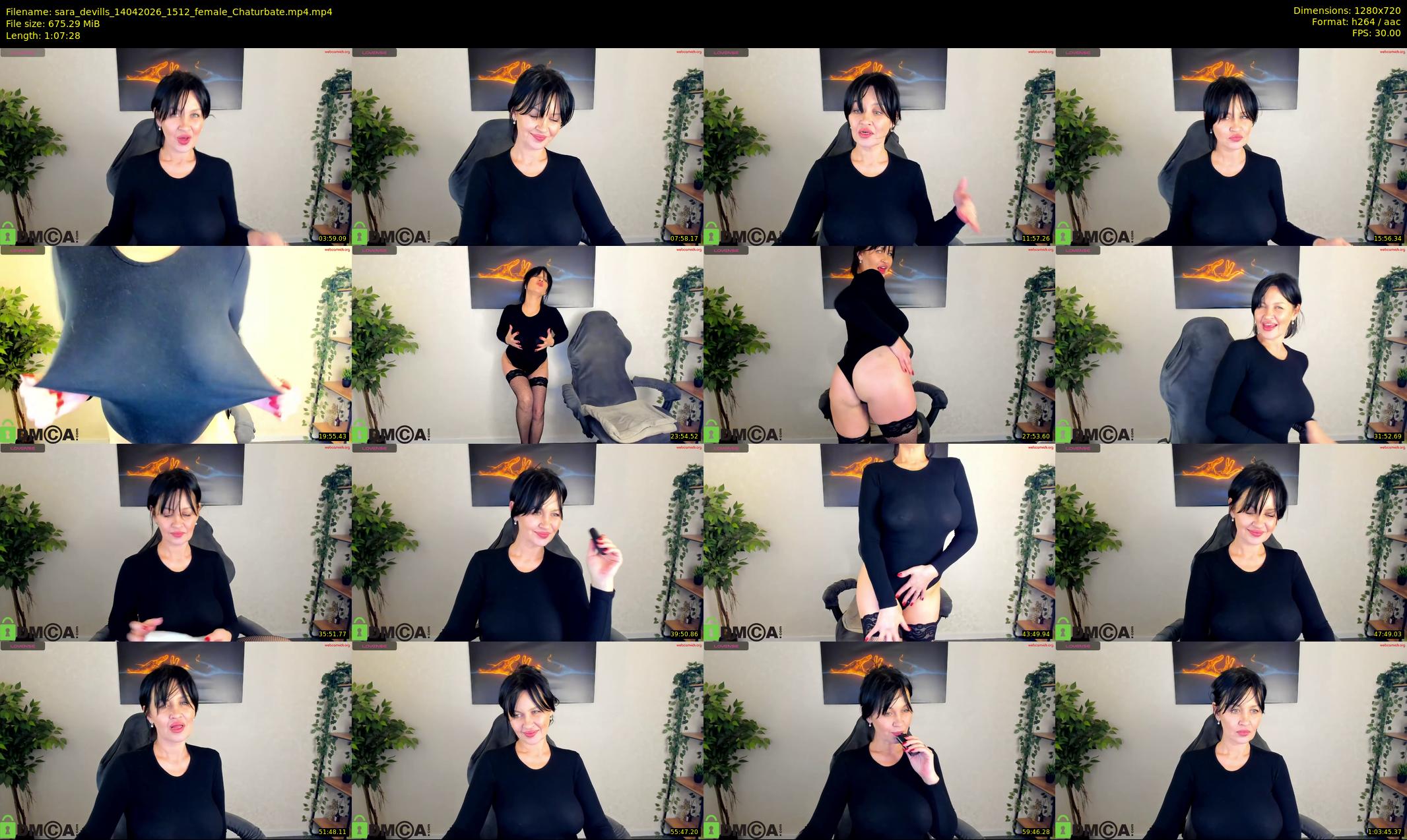 sara_devills — 68 minute Chaturbate female cam show recording, 720p, Apr 14, 2026