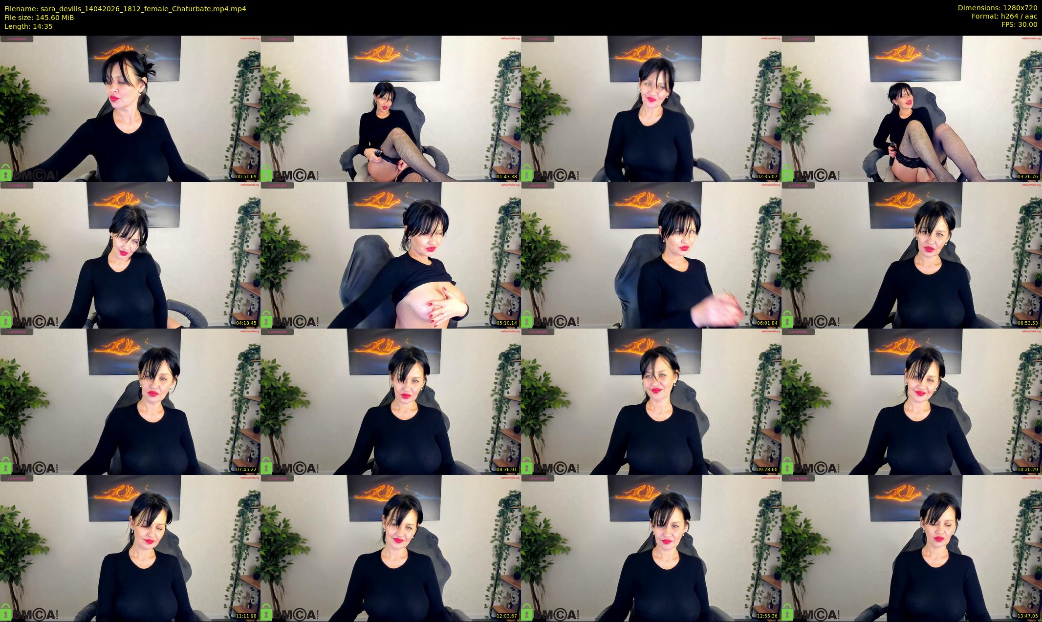 sara_devills — 15 minute Chaturbate female cam show recording, 720p, Apr 14, 2026