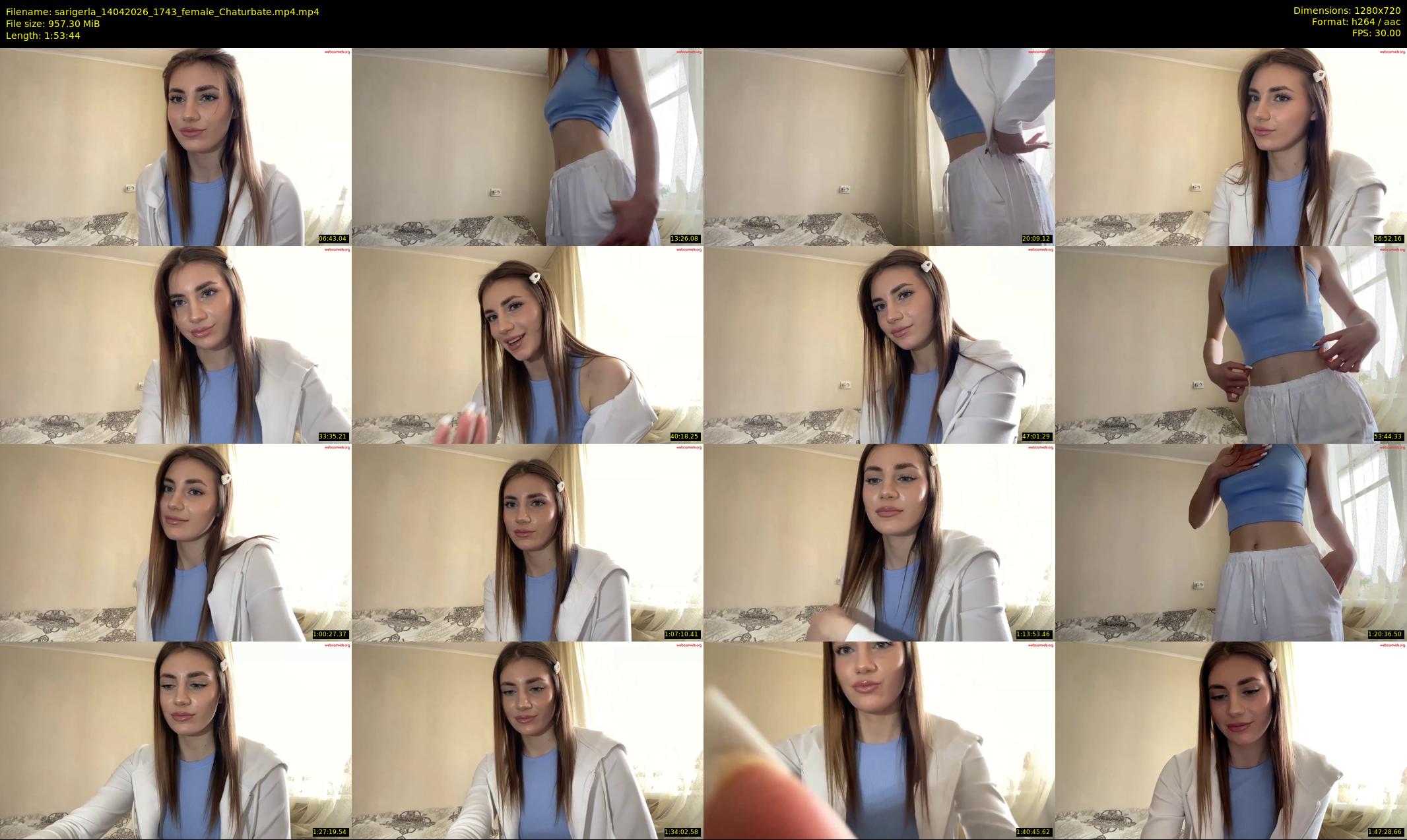 sarigerla — 114 minute Chaturbate female cam show recording, 720p, Apr 14, 2026