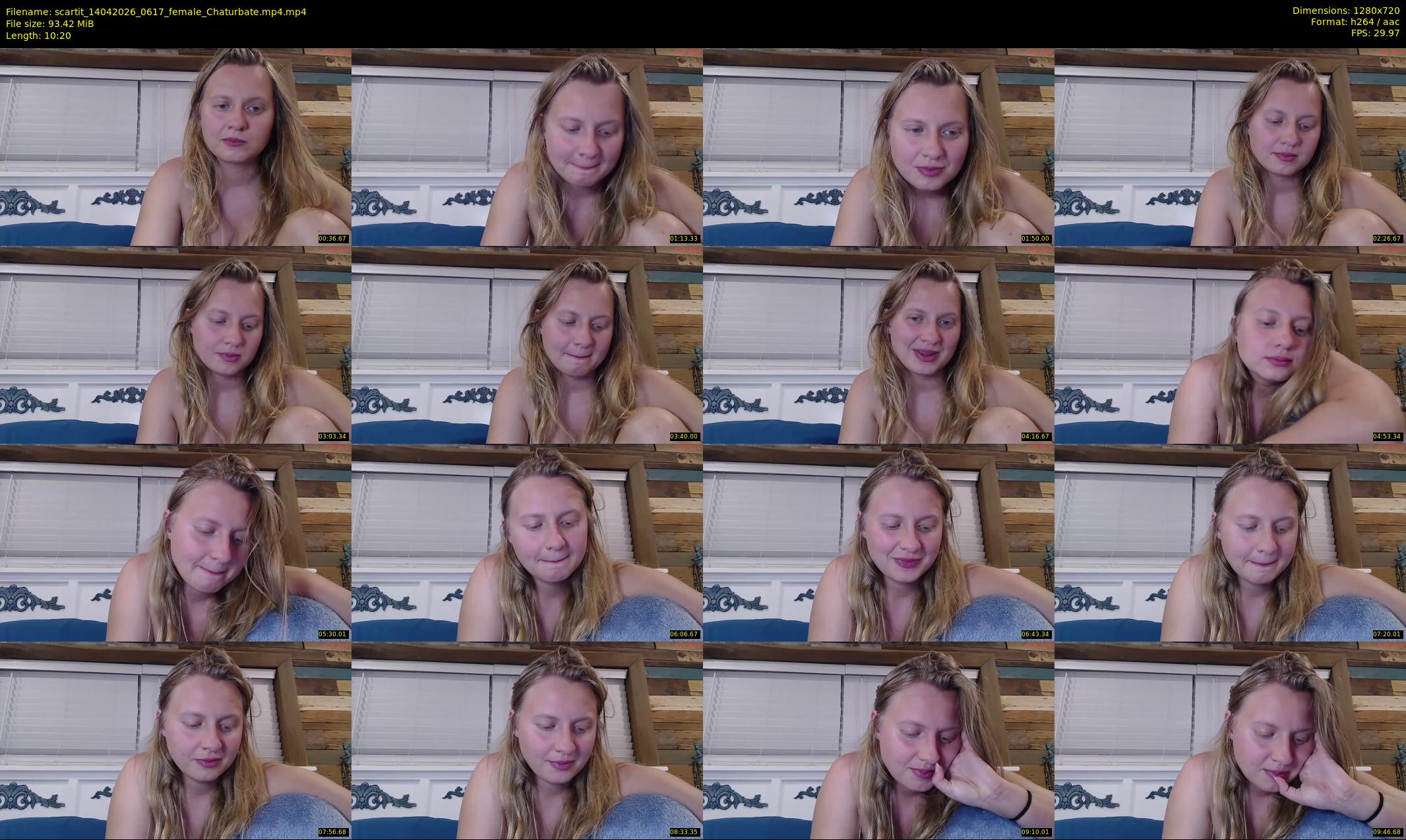 scartit — 11 minute Chaturbate female cam show recording, 720p, Apr 14, 2026
